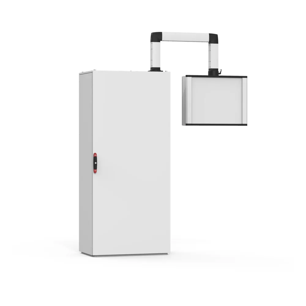 Gabinetes para pantalla HMI Industrial de Acero / 400x600x210 mm (15.7x23.6x8.3 in) / IP55 IK10 / Compatible con Montaje de Brazo Oscilante / Placa Frontal Removible