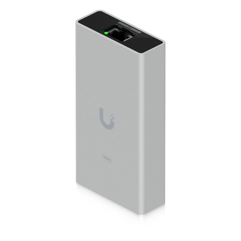 Adaptador USB-C a Ethernet 10 GbE Plug-and-Play que Permite Conectividad de Alta Velocidad en Equipos Compatibles con USB4 / Thunderbolt, Ideal para Entornos Profesionales de Red