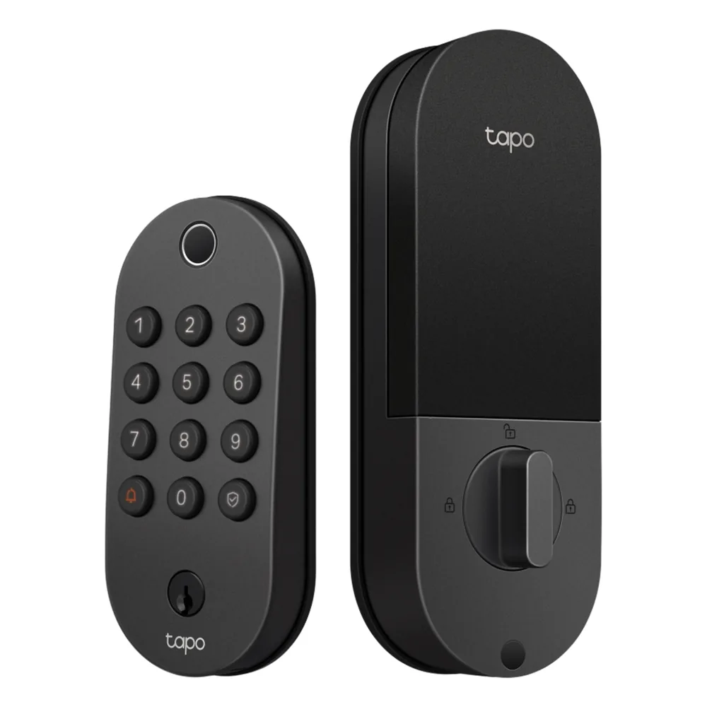 Cerradura Inteligente Wi-Fi / Deadbolt / 6 Métodos Desbloqueo / Reconocimiento Huella <0.5s / 100 Huellas + 200 PINs / BHMA Grado 3 / IP54 Exterior / Batería 7800 mAh / Alexa-Google-SmartThings
