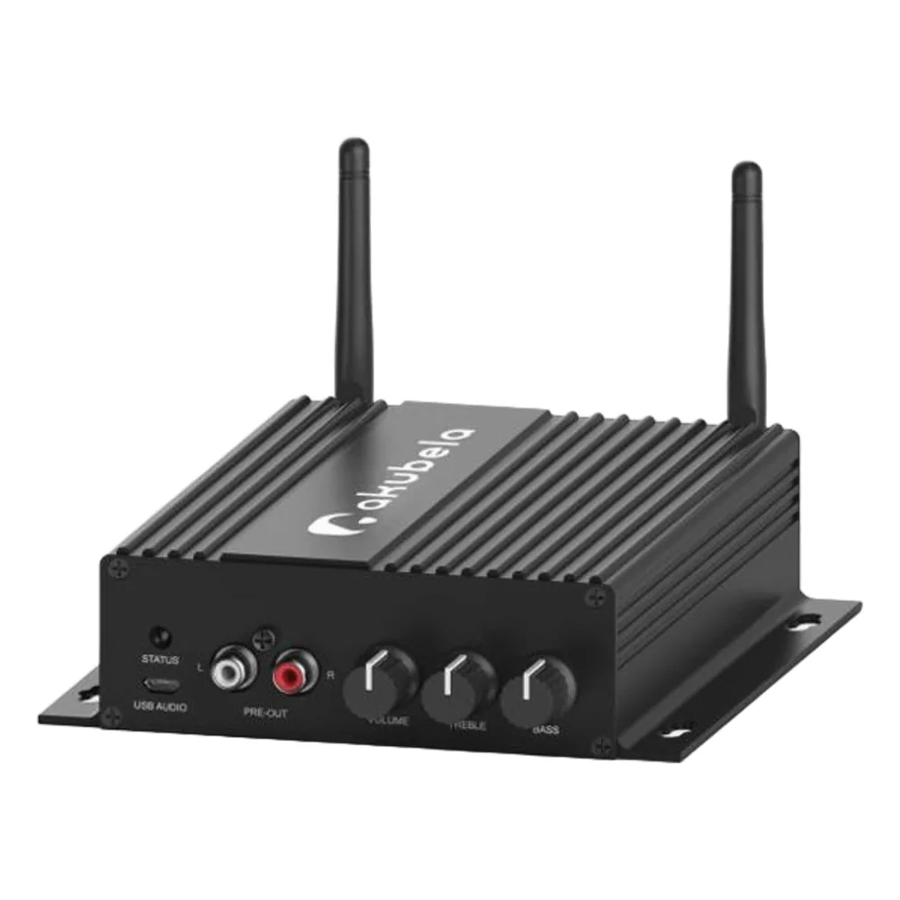 Amplificador Inteligente / 2 Salidas 50W 4-8 Ohm / Entrada RCA y Fibra Optica