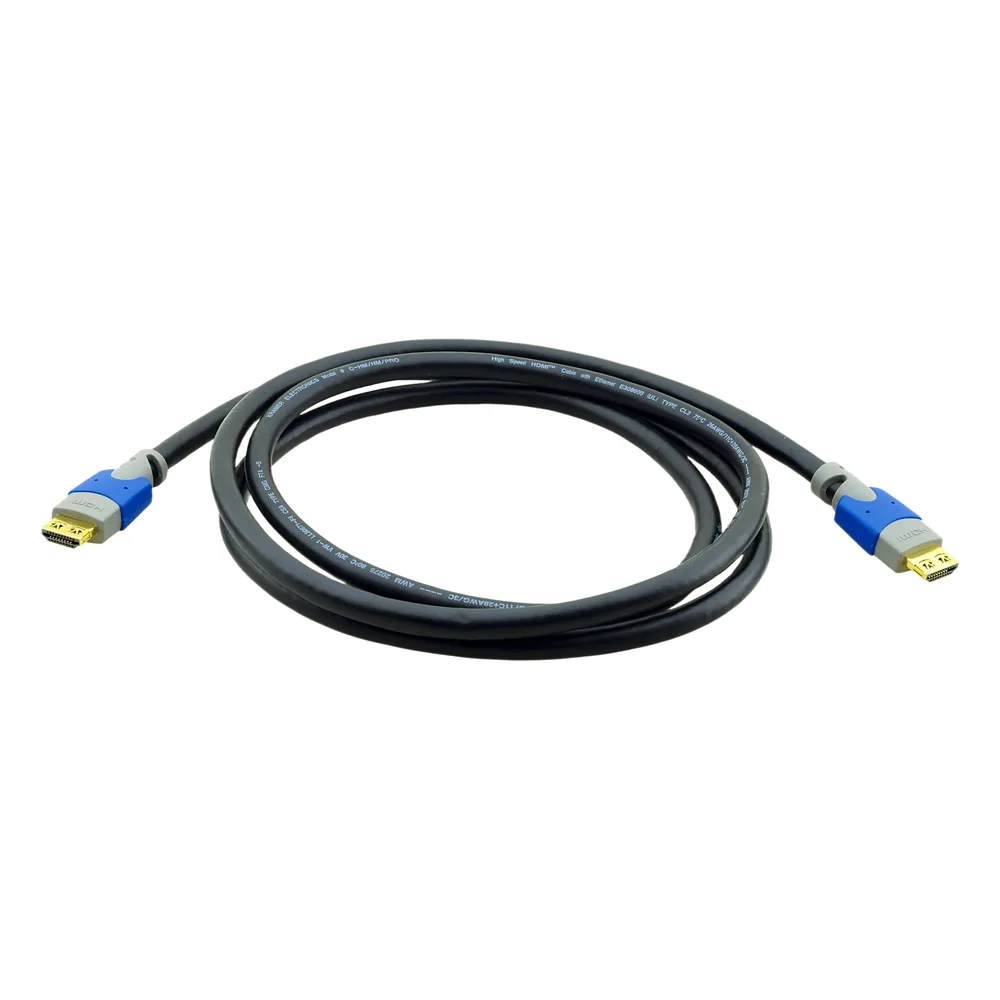 Cable Premium HDMI 7.60 m | Alta Velocidad 18 Gbps | 4K@60Hz (4:4:4) | Ethernet | Conectores K-Lock | Triple Blindaje
