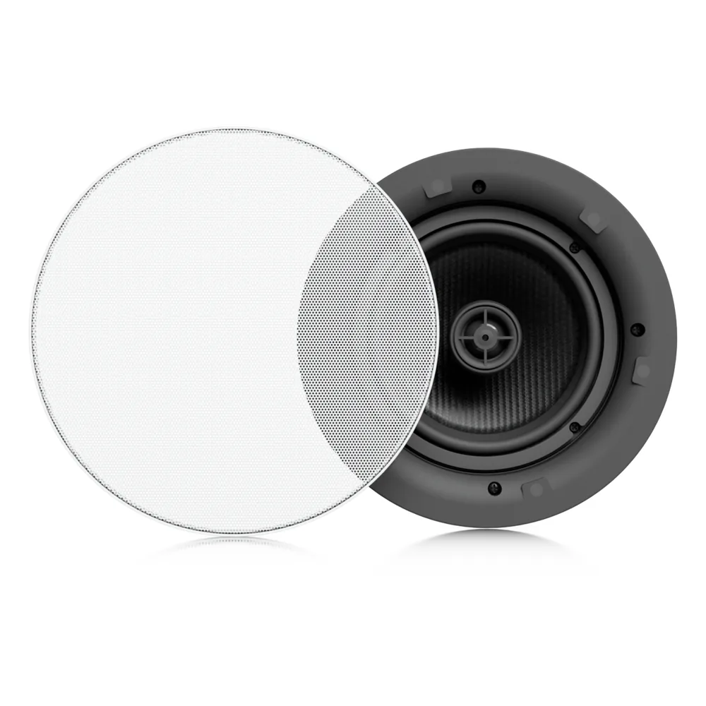 UniFi In-Ceiling Speaker Altavoz Empotrable de Techo / Woofer 6.5" 130W / Tweeter 1" Pivote ±15° / 8 Ohms / Cobertura Simétrica Axial de 90° / NDAA Compliant