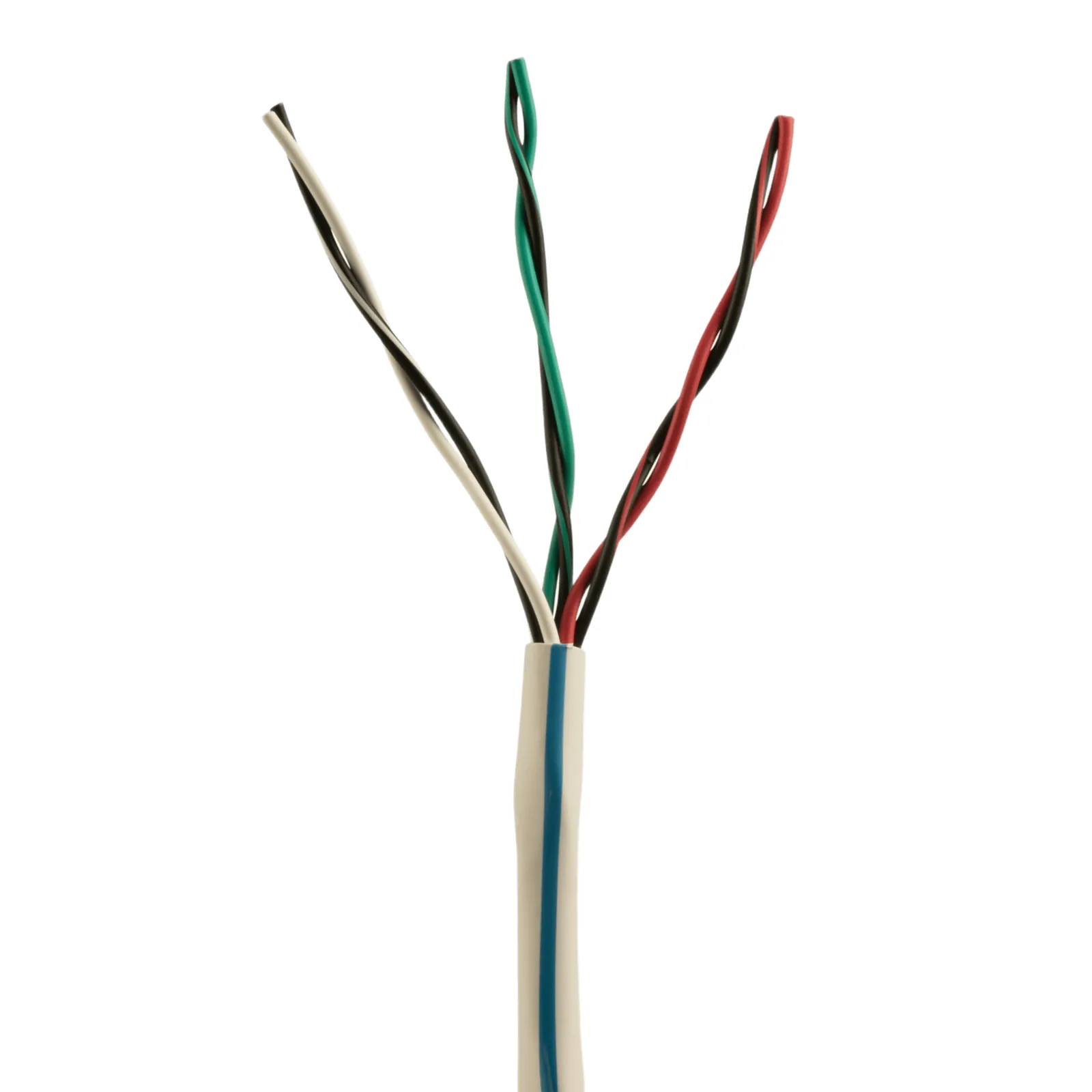 Bobina de Cable de Cobre de 3 Pares Clase 4 Para Sistemas FMPS, 16/19 AWG, Sin Blindaje, CMP (Plenum), Color Azul, Carrete de 609 metros