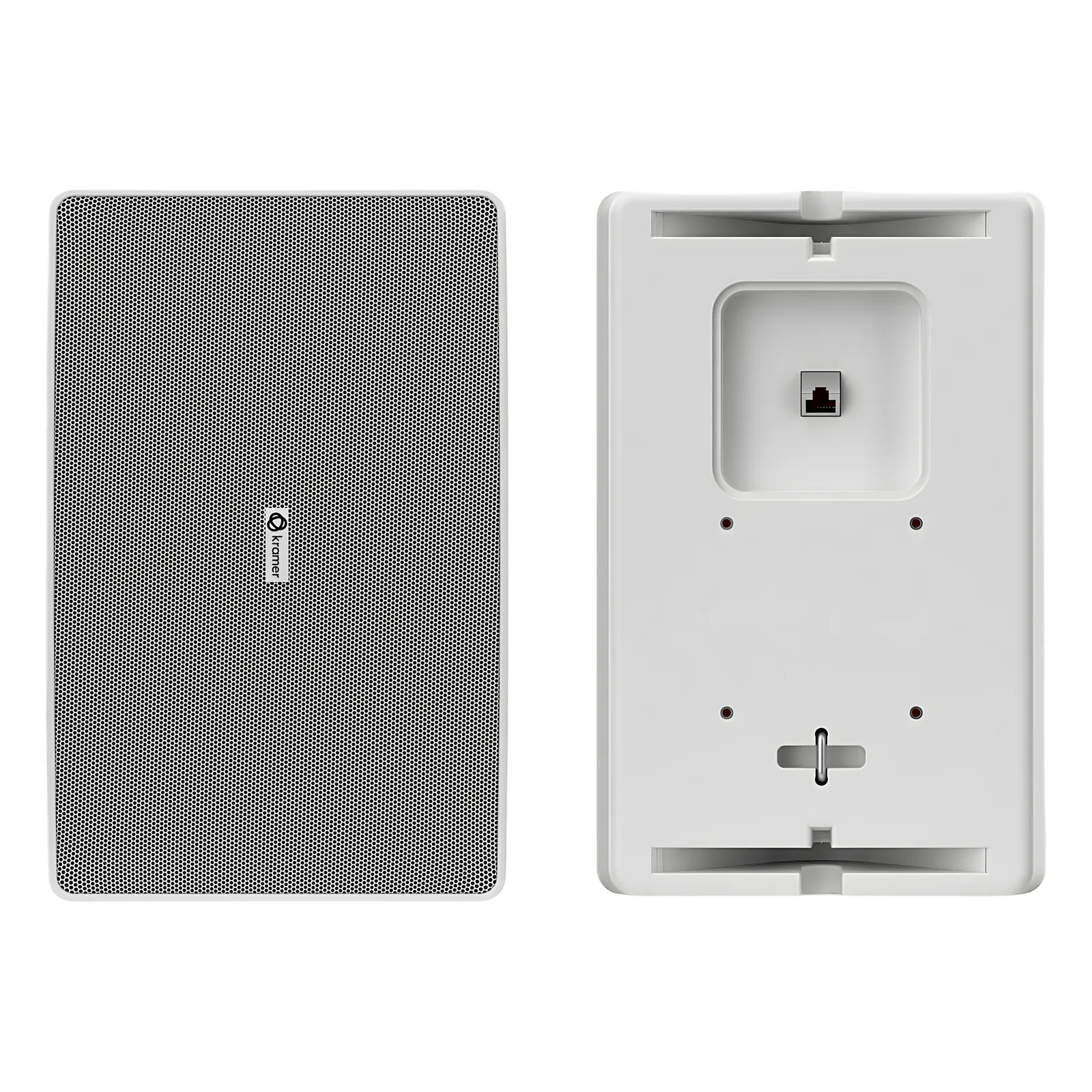 Altavoz de Pared 8" | Alimentación PoE++ | Red Dante | DSP Integrado | Mezclador 2 Canales | Montaje Flexible | 100 dB SPL
