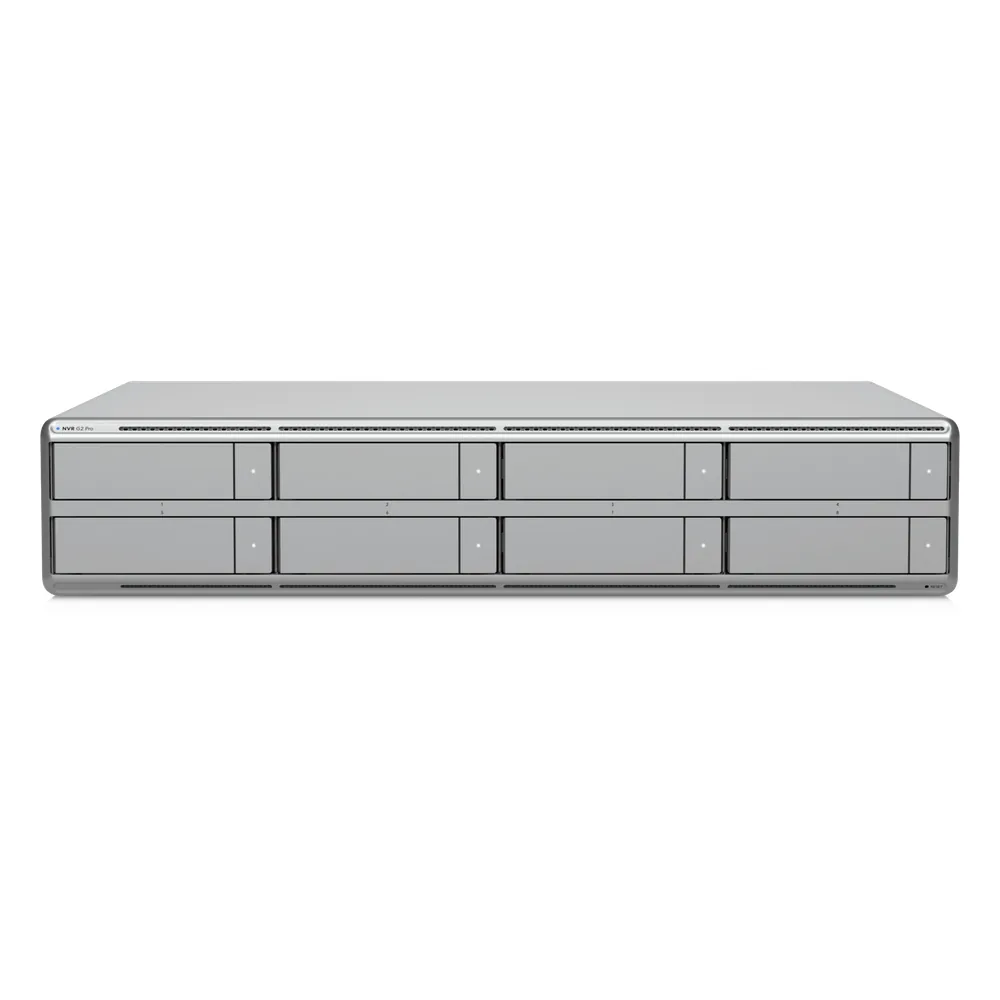 UNVR G2 Pro UniFi Protect 2U con 8 Bahías para Discos Duros, Soporte para hasta 100 Cámaras HD, 70 Cámaras 2K o 50 Cámaras 4K, Puerto 10G SFP+ y 2.5GbE, Análisis Edge-AI Integrado