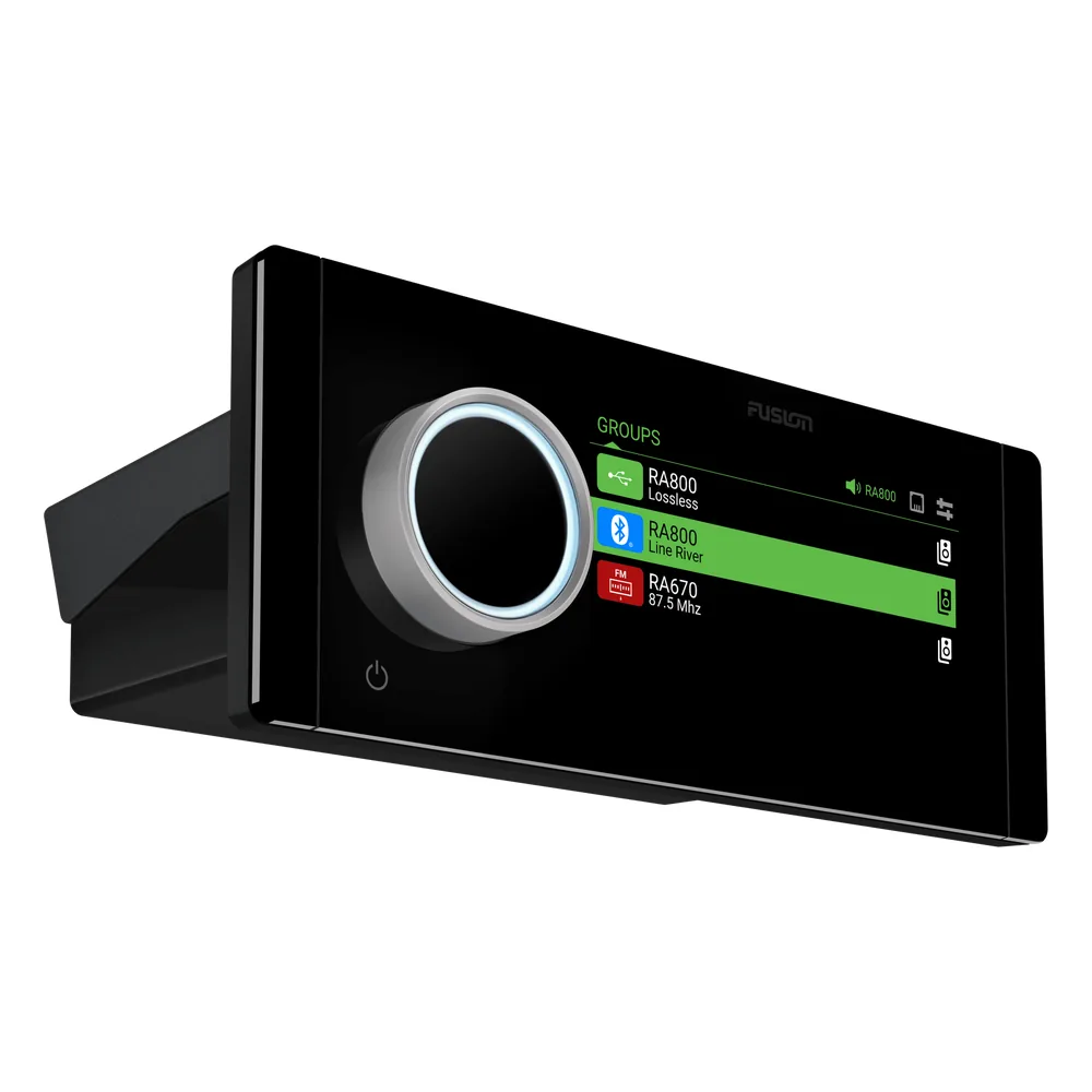 Estéreo Marino MS-RA800/ Pantalla Táctil LCD 4.3" (109 mm) / 4 Zonas Multi-Zone™ / Amplificador Clase D 40W x 4 / DSP Integrado / Wi-Fi / Bluetooth / AirPlay 2 / HDMI ARC / NMEA 2000 / IPX6-IPX7