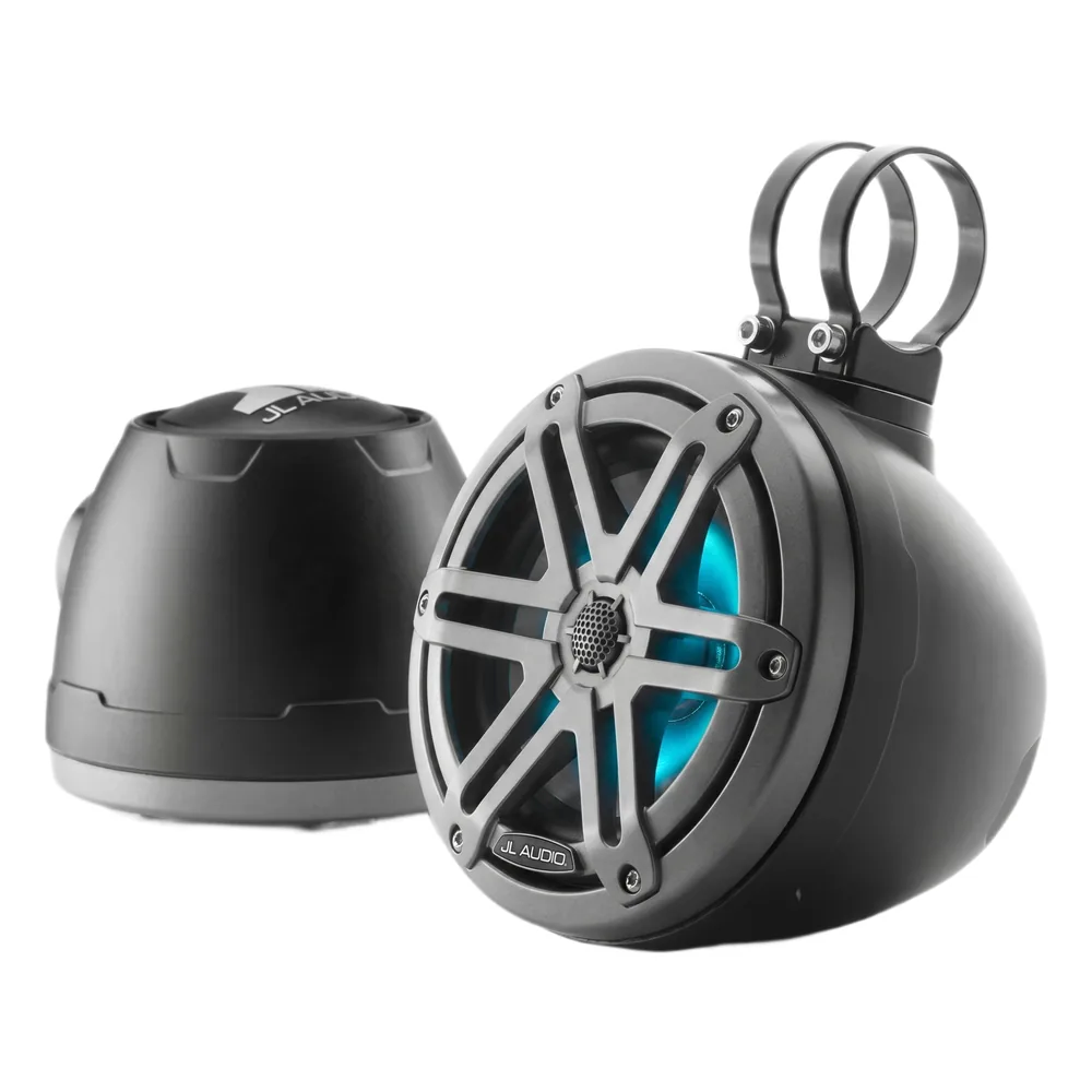 Altavoz Marino JL de 6.5 Pulgadas / Coaxial Cerrado / 75W RMS / 89.5 dB SPL / 4&Omega; / Iluminación LED Transflective™ y RGB / Cúpula de Seda / Cono de Polipropileno