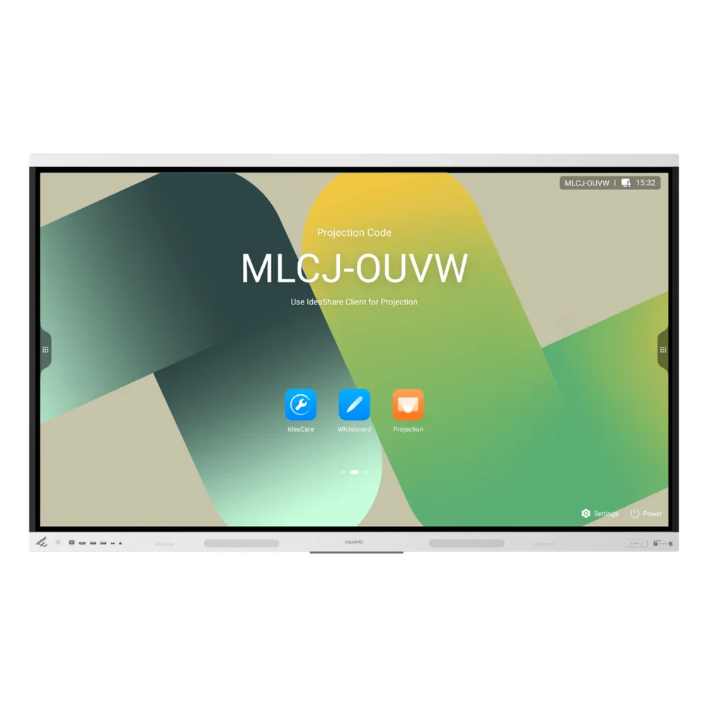 Pantalla Interactiva IdeaHub Board 3 Base de 65" / 4K / 8 GB RAM / 128 GB Flash / Android 15 / Wi-Fi 6 / 25 ms Latencia de Escritura / Gestión desde la Nube