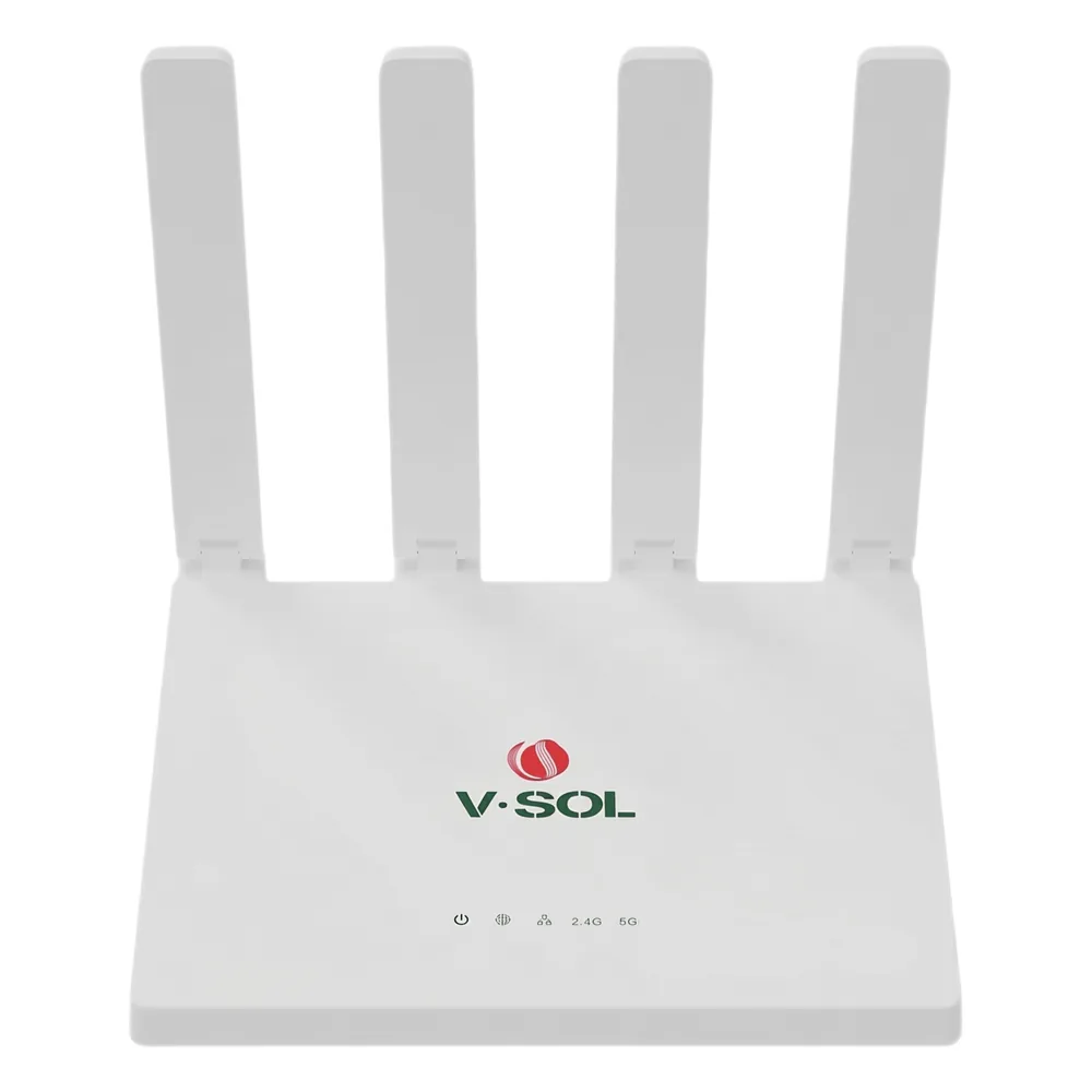 Router Inalámbrico WiFi 6 / 1 Puerto WAN Gigabit / 3 puertos LAN Gigabit/ Soporta MESH con las ONUs WiFi 6 de V-SOL