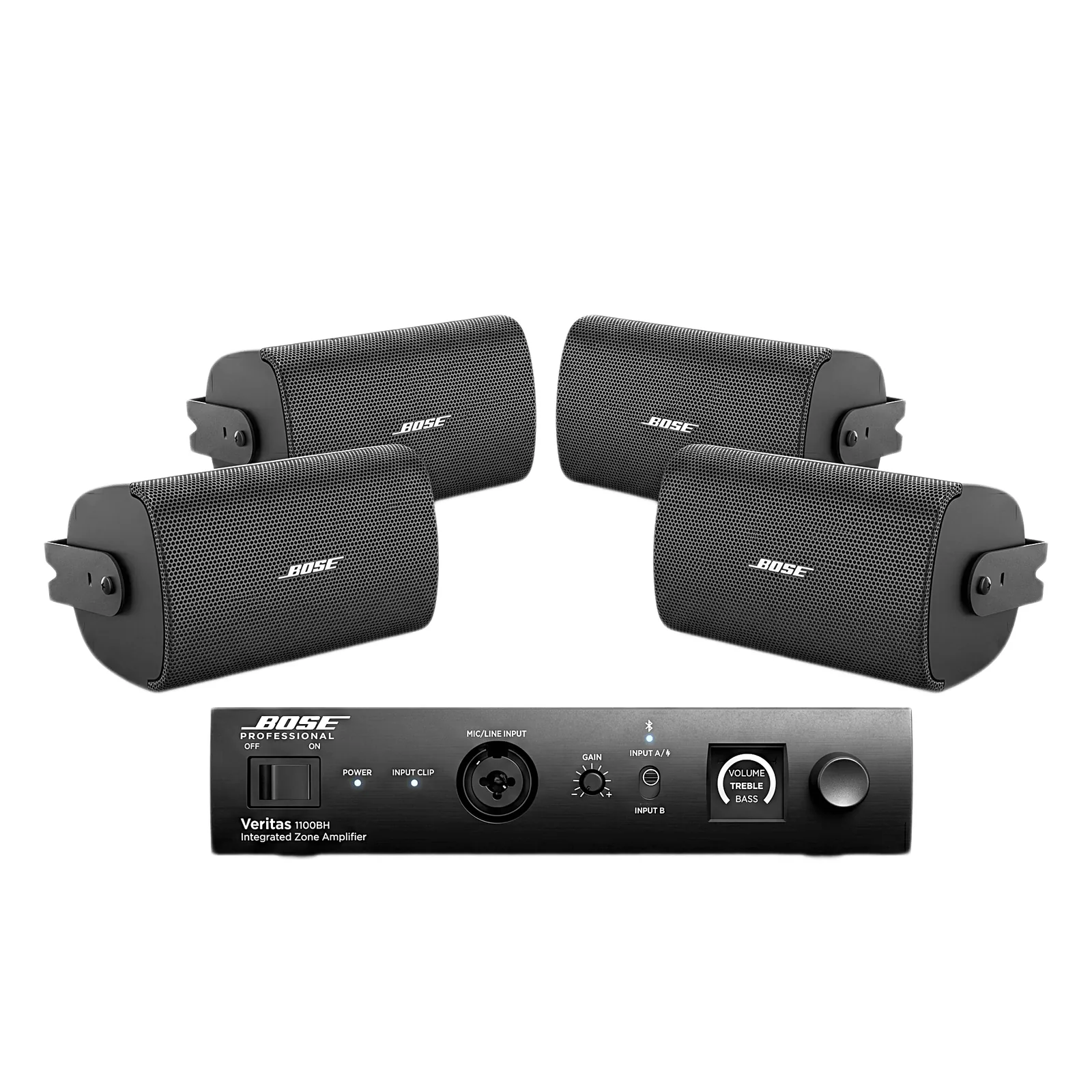 KIT de Amplificador 1100BH + 2 Pares de Bocinas FS2SE