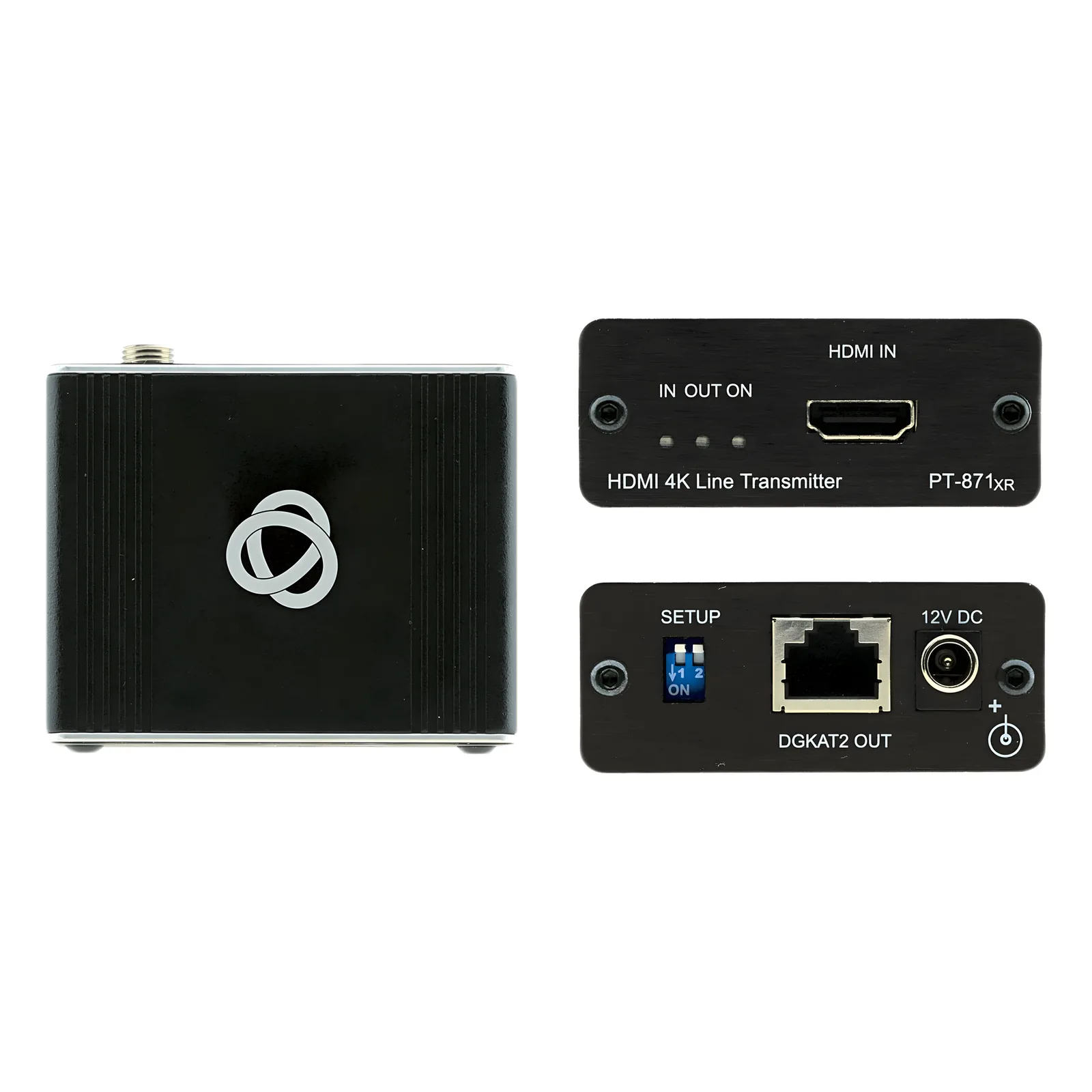 Kit Extensor HDMI 2.0 | DGKat™ 2.0 | 4K@60Hz (4:4:4) HDR | HDCP 2.2 | Alcance 60 m (196.9 ft) 4K60 4:4:4 | 70 m (229.7 ft) 4K60 4:2:0 | Alimentación Bidireccional | Compresión de Bajo Nivel | Latencia Cercana a Cero | Audio 32 Canales