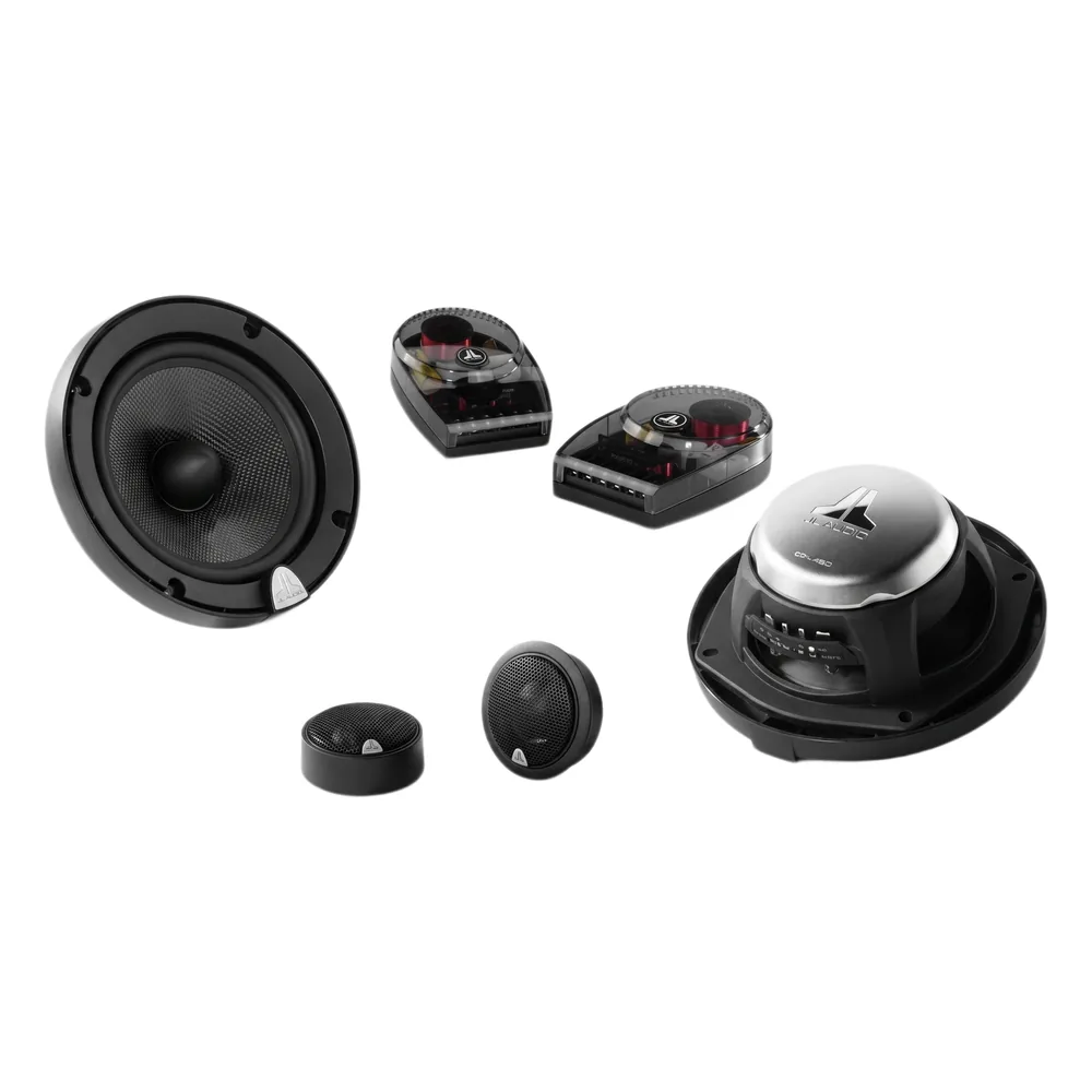 JL Audio® C3 / Car Audio / Sistema de Componentes-Coaxial bidireccional de 5.25" / 75 W RMS Continuos / SPL 90 dB (89.5 dB en 6″) / Respuesta 48 Hz-25 kHz ±3 dB / Cono de Polipropileno Mineral / Tweeter de Cúpula de Seda 25 m