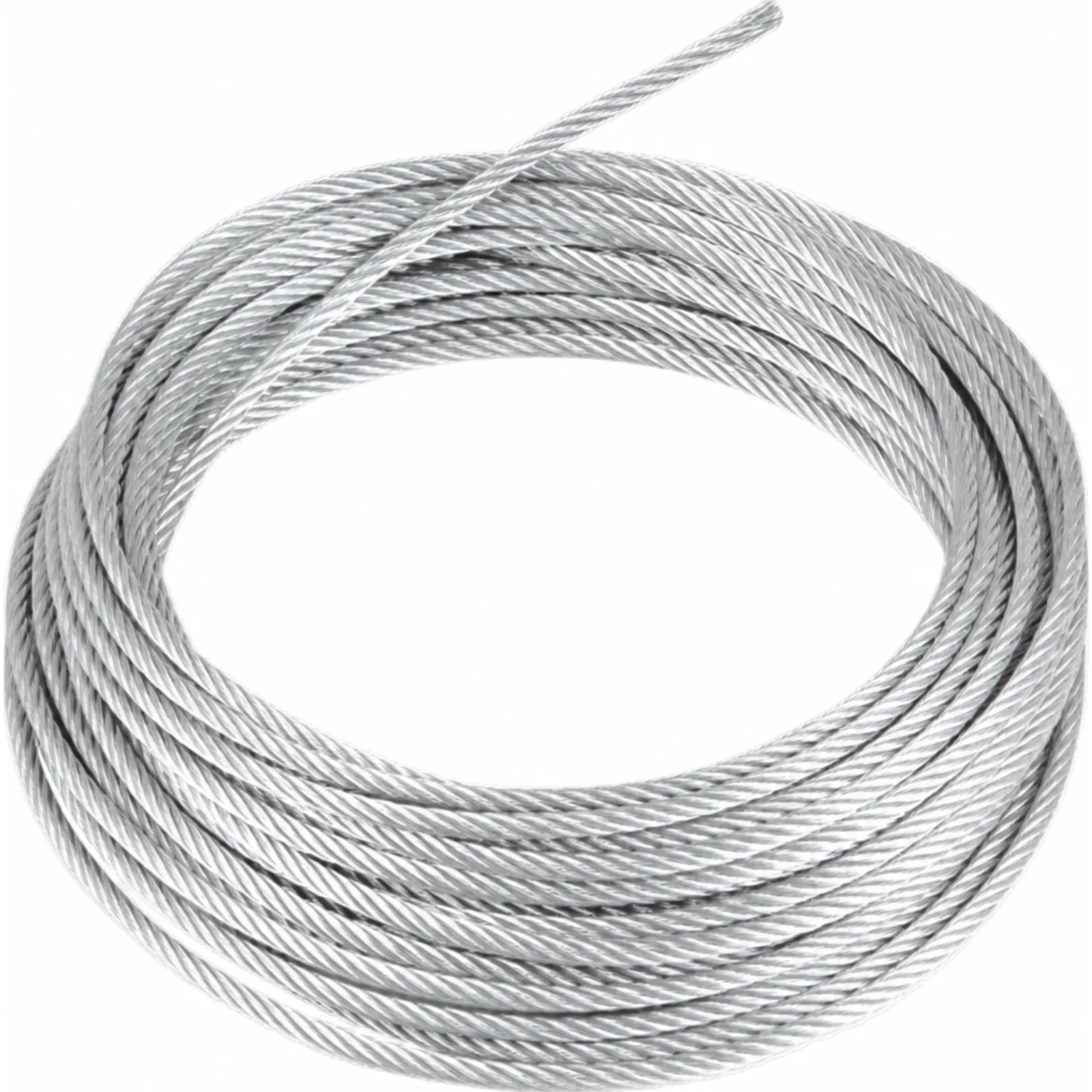Rollo o carrete de 500 Metros de Retenida de 3/16" de Alta Resistencia, Galvanizado clase A.