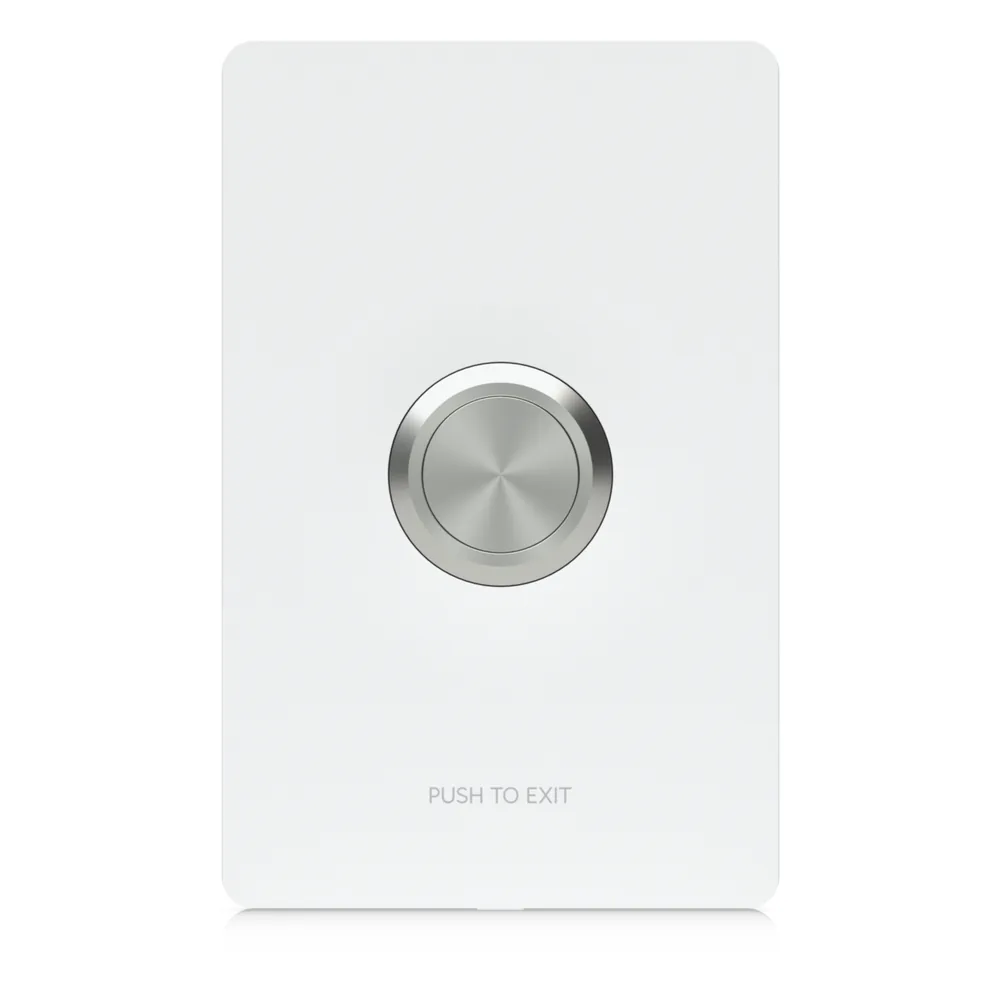 UniFi Access Button Botón de petición de salida táctil con luz indicadora LED, para control de acceso (requiere UA-Hub)