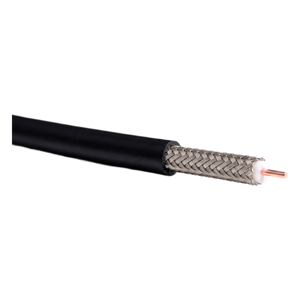 Carrete de 305 Metros (1000 Pies) de Cable Coaxial Tipo RG-58, Conductor de Cobre Sólido