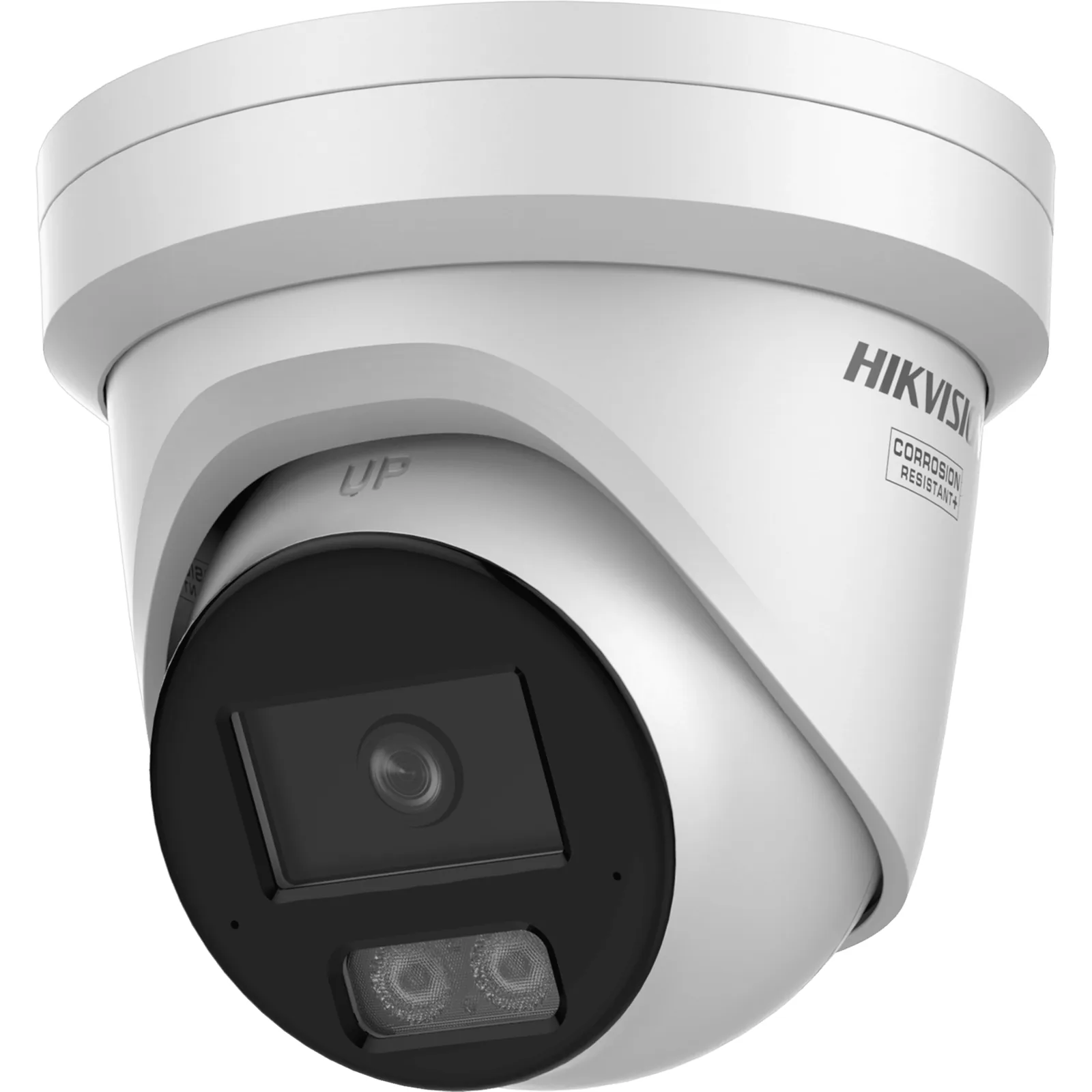 Turret IP 6 Megapixel / Lente 2.8 mm / 40 mts IR / Exterior IP67 / Micrófono Integrado / DARKFHGITER / PoE / Alarmas y Audio I/O / ONVIF / Micro SD / 4 Analíticos: AcuSense, Deteccion Facial, Conteo de Personas por Cruce y Zona
