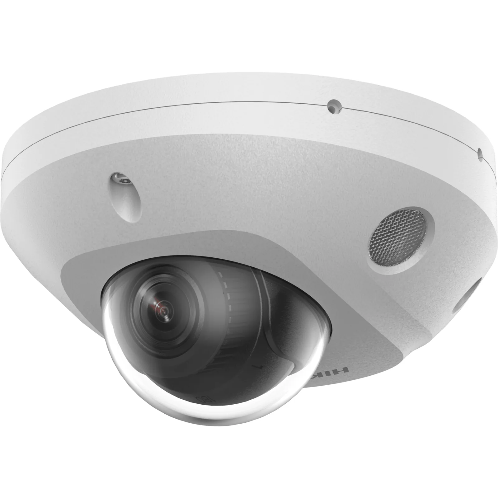 Mini Domo IP 6 Megapixel / Lente 2.8 mm / 30mts IR EXIR / Micrófono Integrado / Exterior IP67 / IK08 / PoE / DARKFIGHTER / Alarmas y Audio I/O / ONVIF / Micro SD / 4 Analíticos: AcuSense, Deteccion Facial, Conteo de Personas por Cruce y Zona