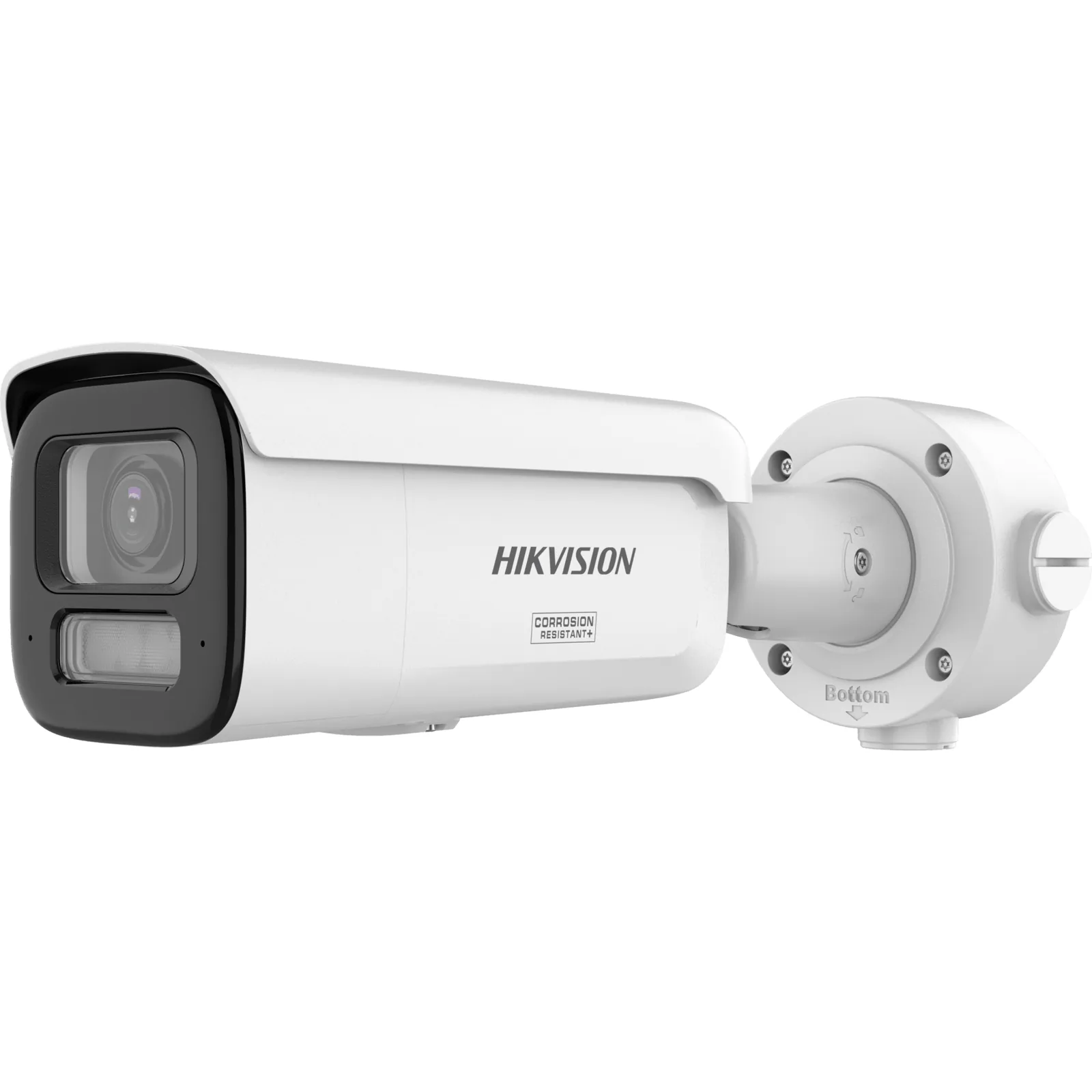 Cámara IP 8 Megapíxeles (4K) / AI-ISP / WDR 130 dB / Lente Motorizado Varifocal / Anti-Corrosión NEMA 4X / IR 80 mts (262.5 ft) / IP67 IK10 / HEOP 2.0
