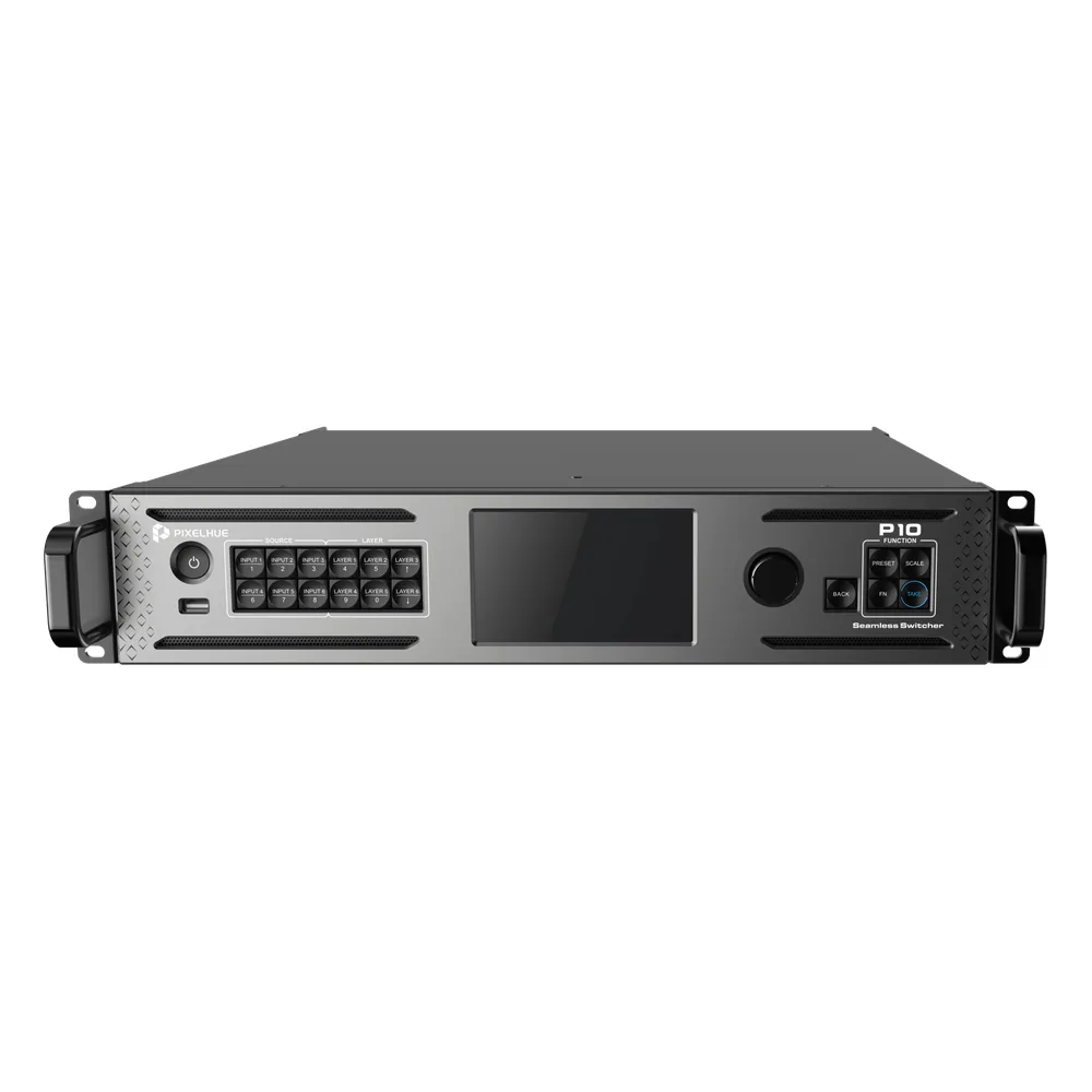 Seamless Switcher 4K / 6 Entradas / 6 Capas / 2 Modos de Trabajo / Salida 8K×2K@60Hz / 10G Óptico / Control Múltiple