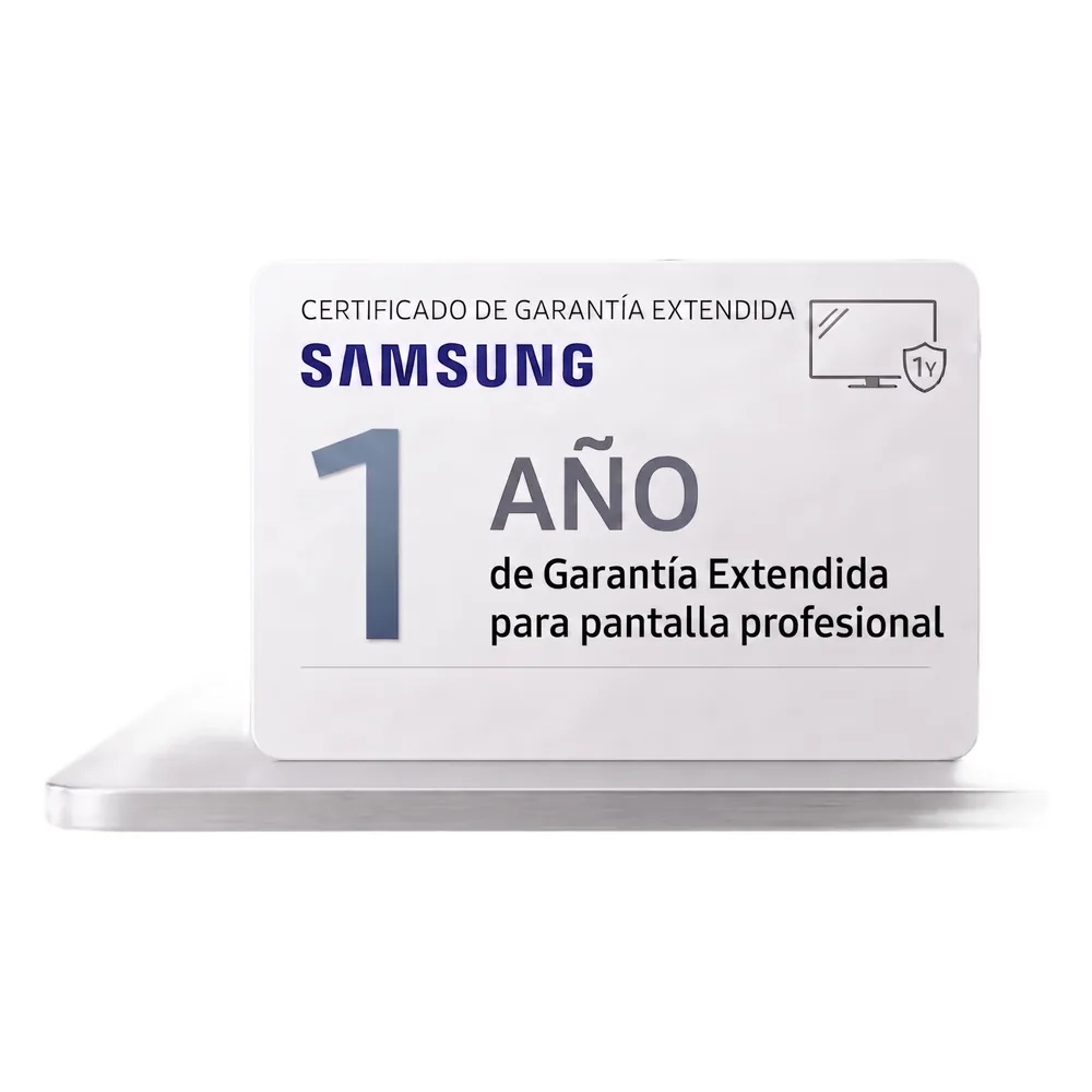 Extension de garantia 1 año adicional para pantallas profesionales modelo BE65F