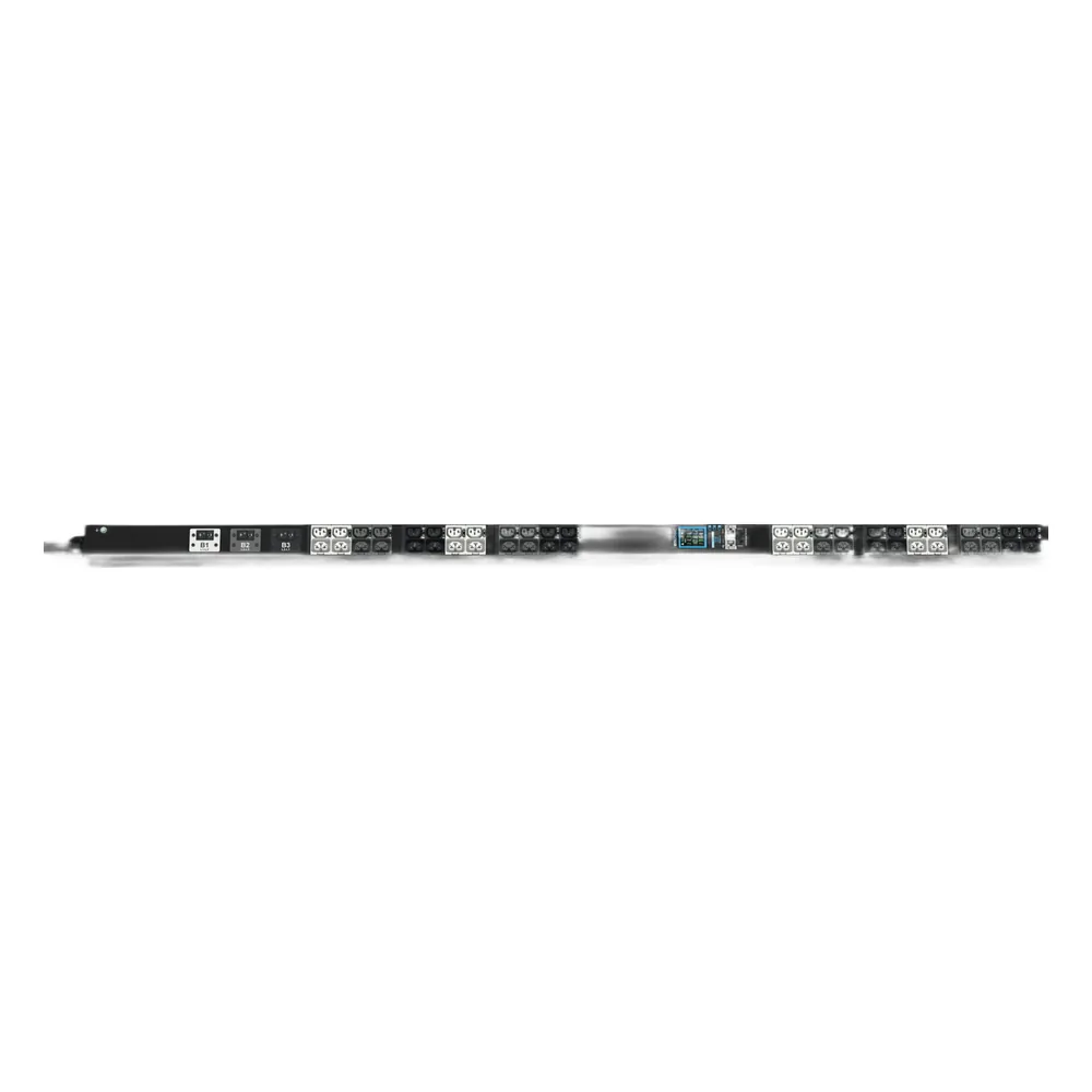 PDU Inteligente Enlogic Advantage MS / 48 Tomas (24) C13 + (24) 4-en-1 C13/C15/C19/C21 / 208 Vca Trifásico 3P Wye 30 A (24 A) / 8.6 kVA / Monitoreo por Entrada y Switcheo por Toma / 0U Vertical 1.78 m (5.8 ft)