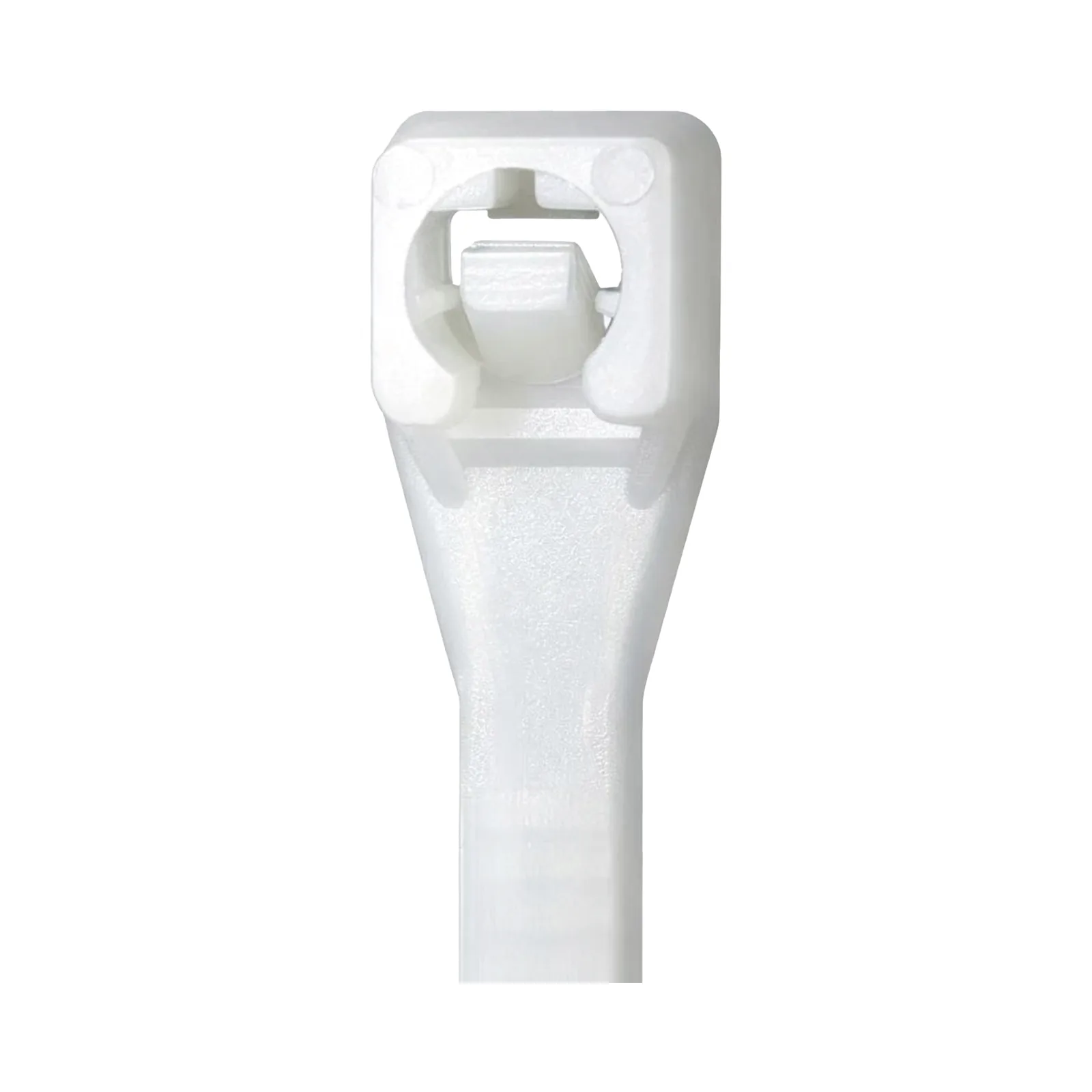 Cinchos de Nylon 66 Resistentes a UV / Uso Interior y Exterior / Autobloqueo Seguro / Color Blanco / 4.8 × 500 mm / 100 Piezas
