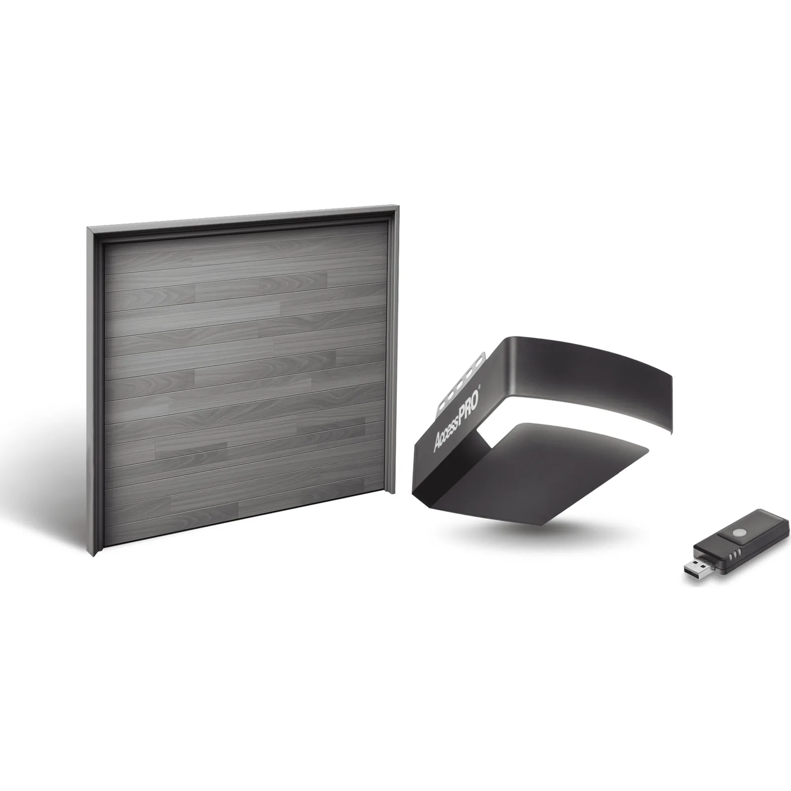 Kit Puerta de Garage 9x8 Pies / Insulada 43 mm / Motor FS1000M 1/2 HP / Interfaz WiFi ACCESSWIFI / Incluye 3 Controles