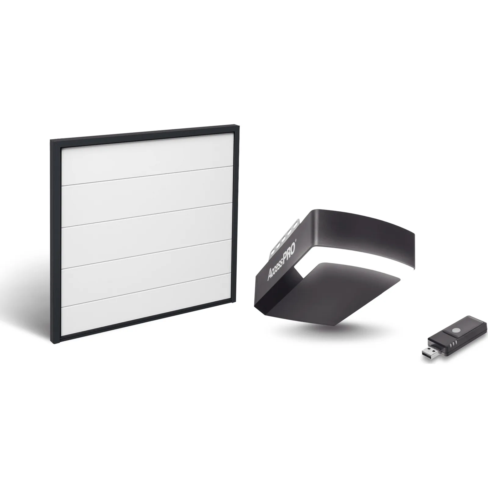 KIT COMPLETO Incluye /Puerta D/ Garage / APDOORB 12x7 Pies / Lisa Linea Central / Imitacion madera / Insulada / Interfase ACCESSWIFI / Motor FS1000M / 1/2HP / Fuerte/Silencioso/Luz LED/Motor DC .