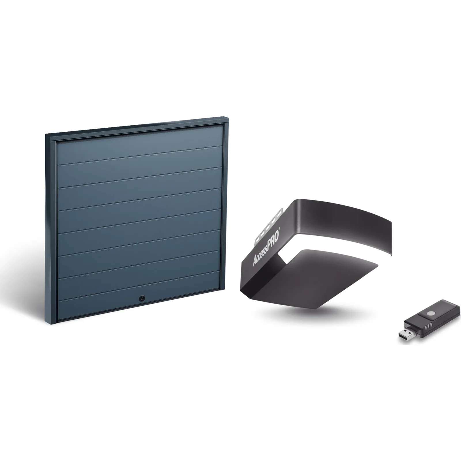 KIT COMPLETO Incluye /Puerta D/ Garage / APDOORL 12x9 Pies / Lisa Linea Central / Insulada / Interfase ACCESSWIFI / Extension ACCESSEXTRAILC /Motor FS1000M / 1/2HP / Fuerte/Silencioso/Luz LED/Motor DC .
