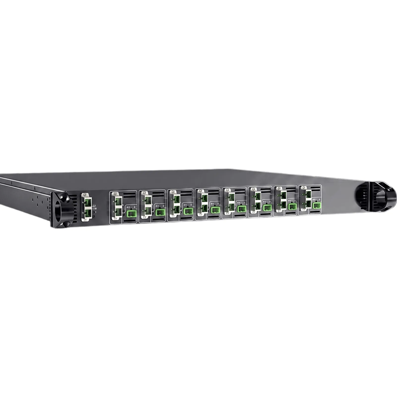 Secondary Hub / 8 Remotes / 48V DC Power / SC/APC Duplex Fiber / 17.5" (444 mm) Rackmount / 2-Year Warranty