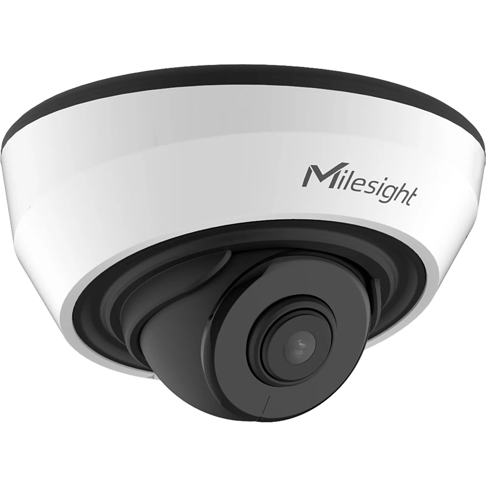 Mini Dome IP 5 Megapixel / 2592x1944 / Lente 4 mm / IR 20 m / Micrófono Integrado / SIP / AI Detección Humano-Vehículo / 120dB Super WDR / H.265+ / PoE / NDAA