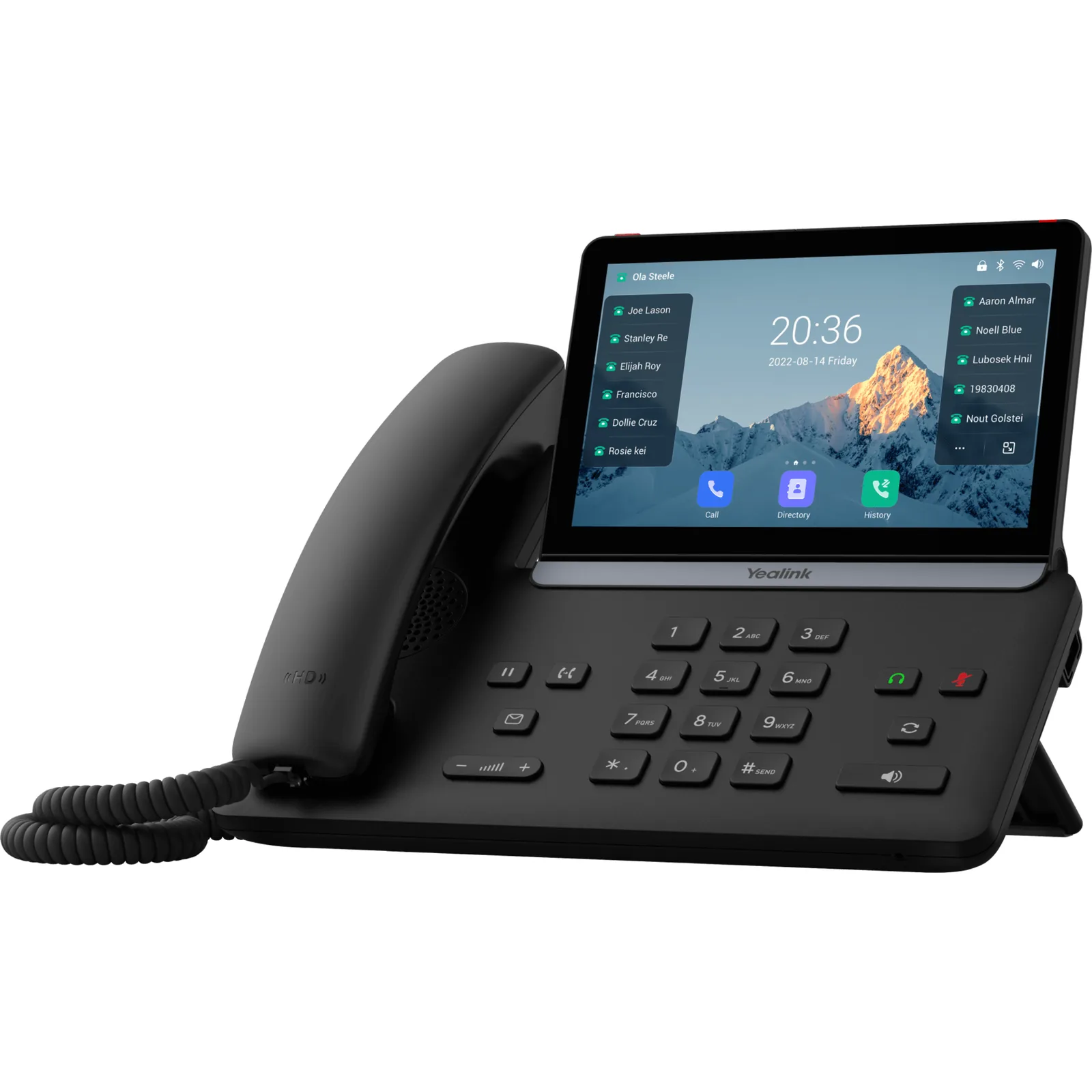 Teléfono IP Empresarial Yealink SIP-T88W con Pantalla Táctil de 7 Pulgadas Android 13 WiFi y Bluetooth