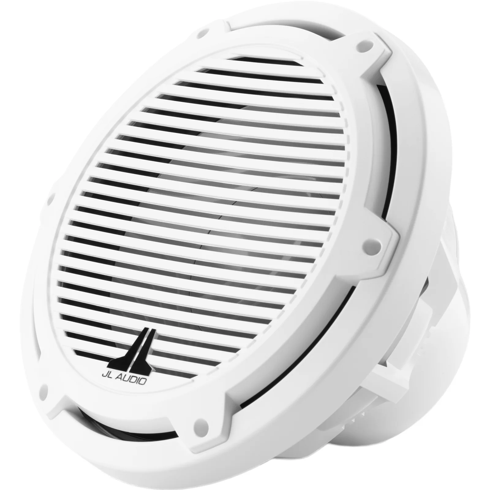 Subwoofer Náutico JL Audio M3 10" / Deflector Infinito / 175 W RMS / 4 &Omega; / Cono de Polipropileno Relleno de Mica / Rejilla Clásica Blanca