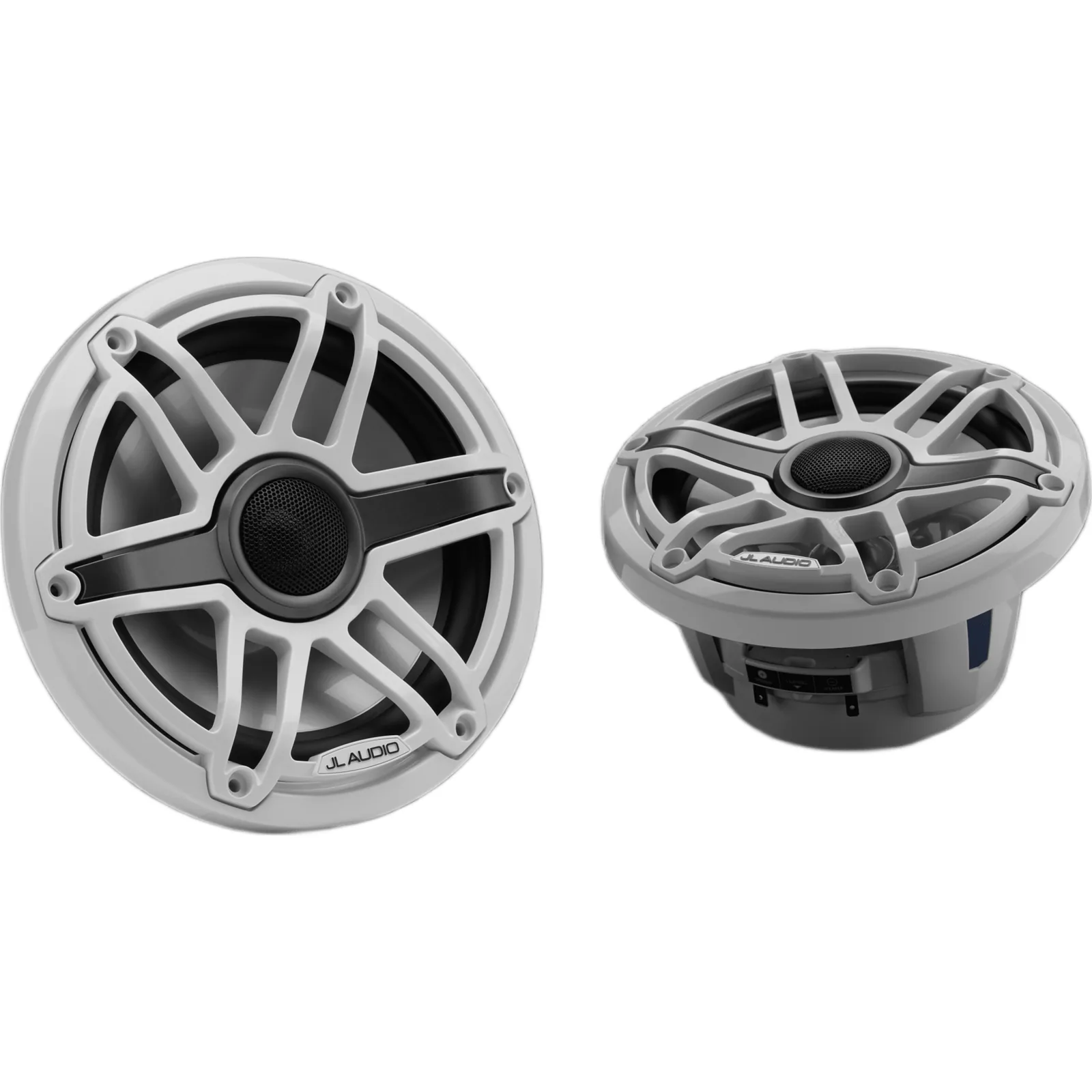 Bocina Náutica JL Audio M6 7.7" / Coaxial / 100 W RMS / 91 dB / 45 Hz-25 kHz / 4 &Omega; / LED Transflective™ / Rejilla Deportiva Blanca