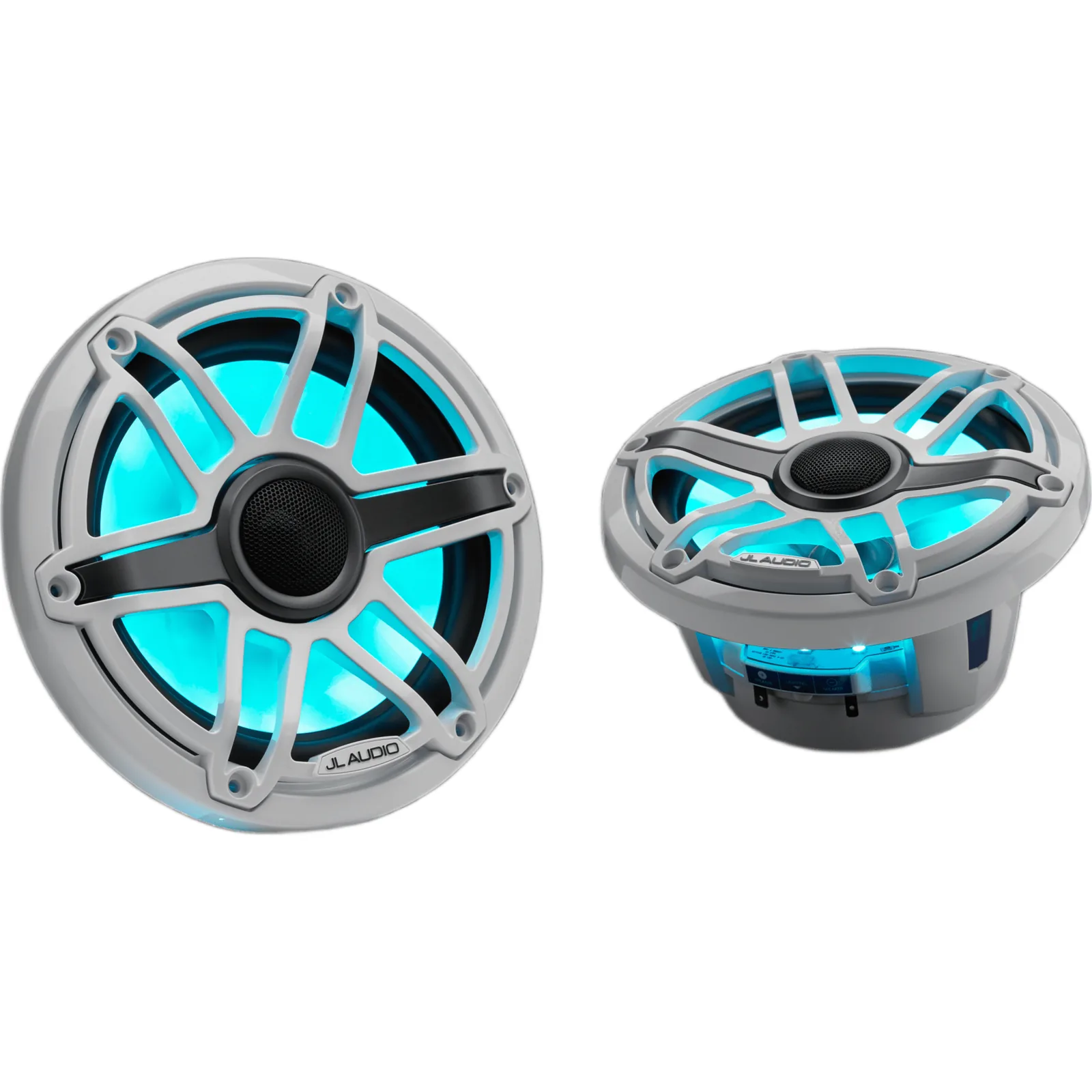 Bocinas Náuticas / 7.7" Coaxial / 100 W RMS / LED Transflective™ / Rejilla Deportiva Blanca / 4 &Omega; / 91 dB / 45 Hz-25 kHz