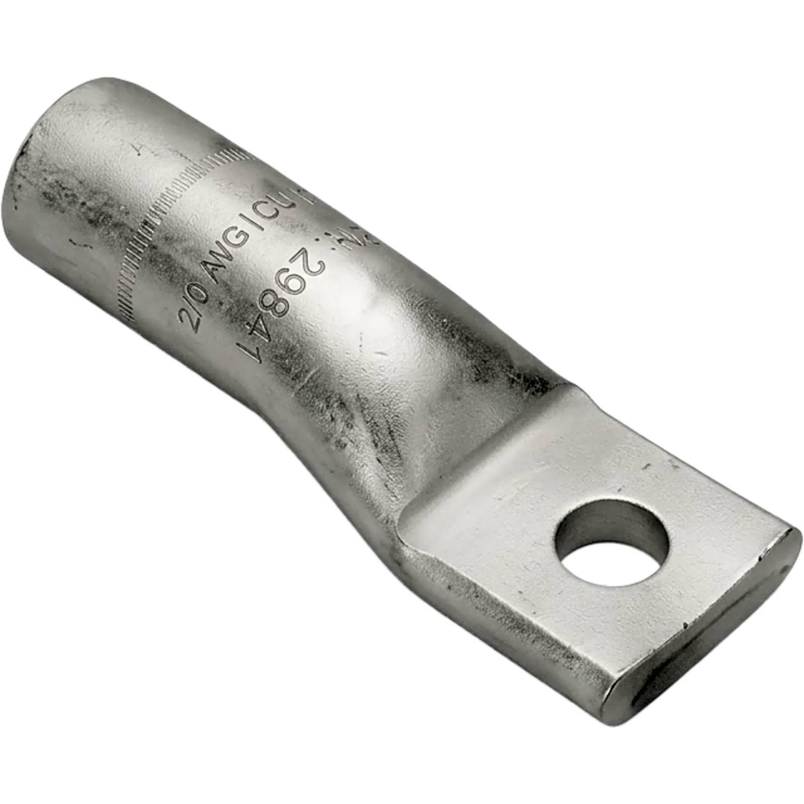 Terminal de Compresión de Aluminio para Cable 4/0 AWG / 1 Orificio para Perno de 1/2" (12.7 mm) / AL9CU / 35 kV / HYLUG™ / Relleno con Inhibidor de Óxido.