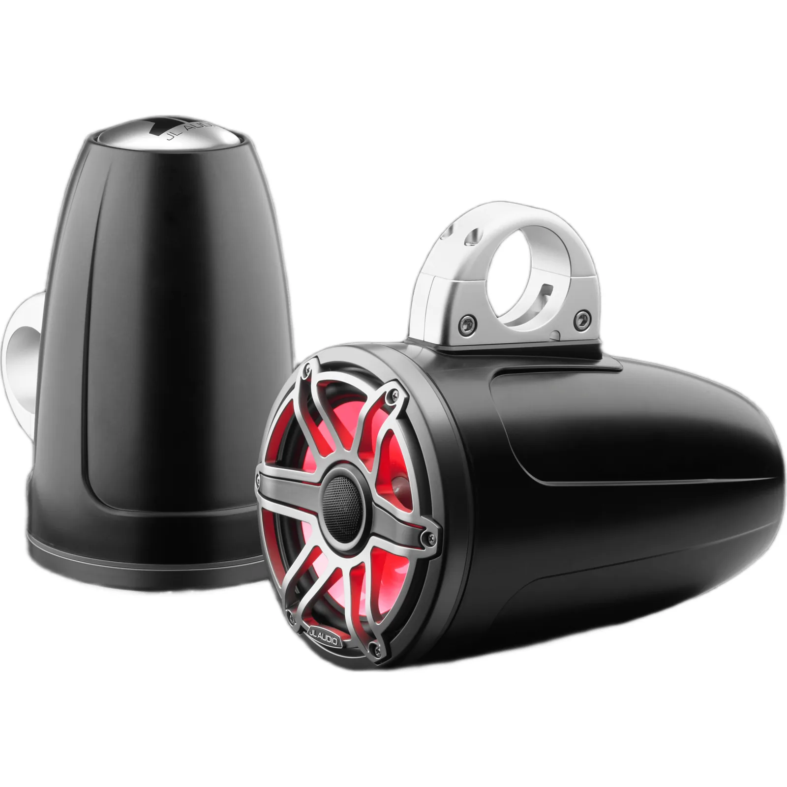 Bocina Cerrada para Torre / JL Audio M6 7.7" / Coaxial / 100 W RMS / LED Transflective™ / Rejilla Deportiva de Titanio / 45 Hz-25 kHz / 4 &Omega;