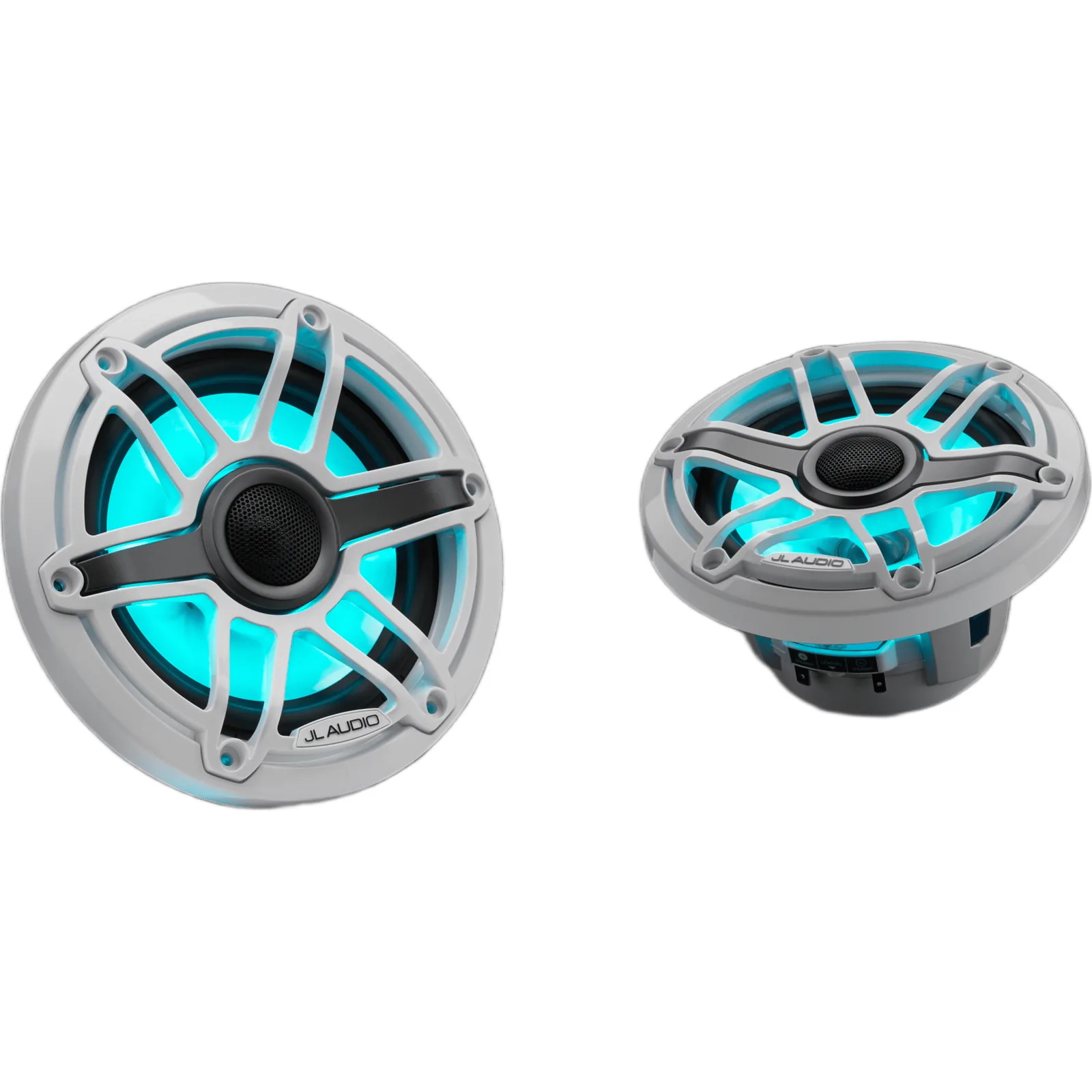 Bocinas Náuticas / 6.5" / Coaxial / 75 W RMS / LED Transflective / Rejilla Deportiva Blanca / 89.5 dB / 55 Hz-25 kHz / 4 &Omega;