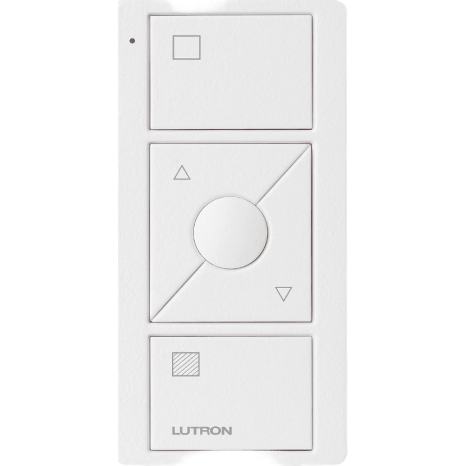 Control Pico inalámbrico de 3 botones con subir/bajar y botón de escena favorita, tecnología Clear Connect RF