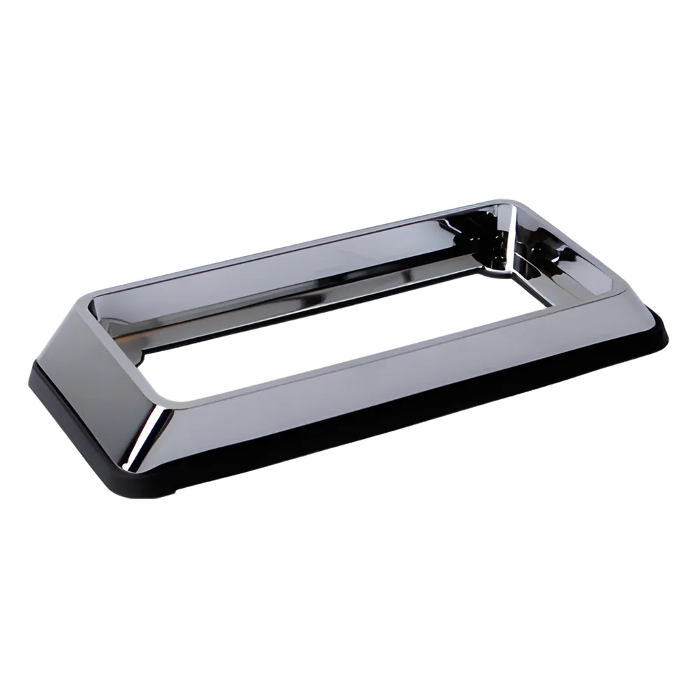 Bisel Cromado con empaque para Luces Quadraflare 7x3