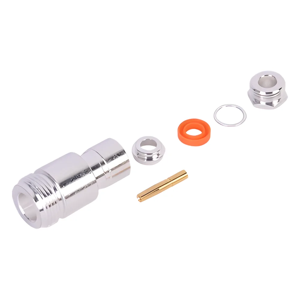 Conector N Hembra de Rosca para cables RG-58/U, RG-142/U.