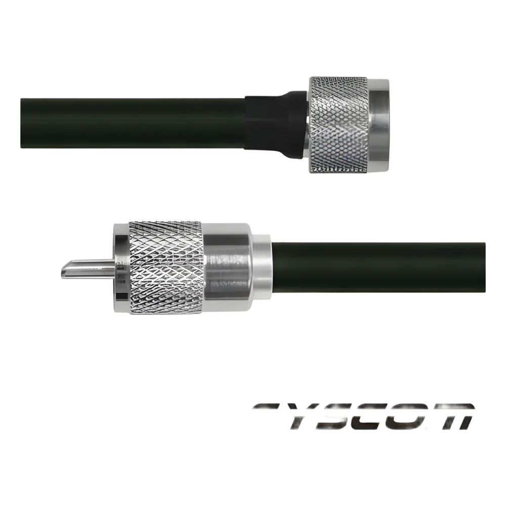 Cable Coaxial RG-214/U de 180 cm, con conectores N Macho a UHF Macho (PL-259).