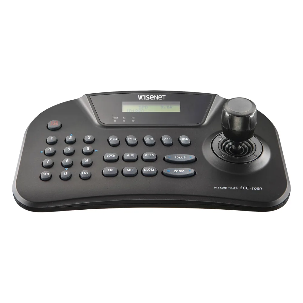 Controlador PTZ RS-485 de hasta 255 domos, joystick de 3 ejes