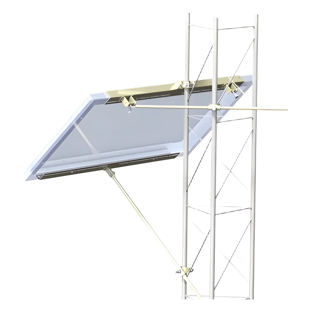 Montaje para Un Módulo Solar Pequeño para Instalación en Torre de tramo STZ35, STZ35G, STZ45 o STZ45G.