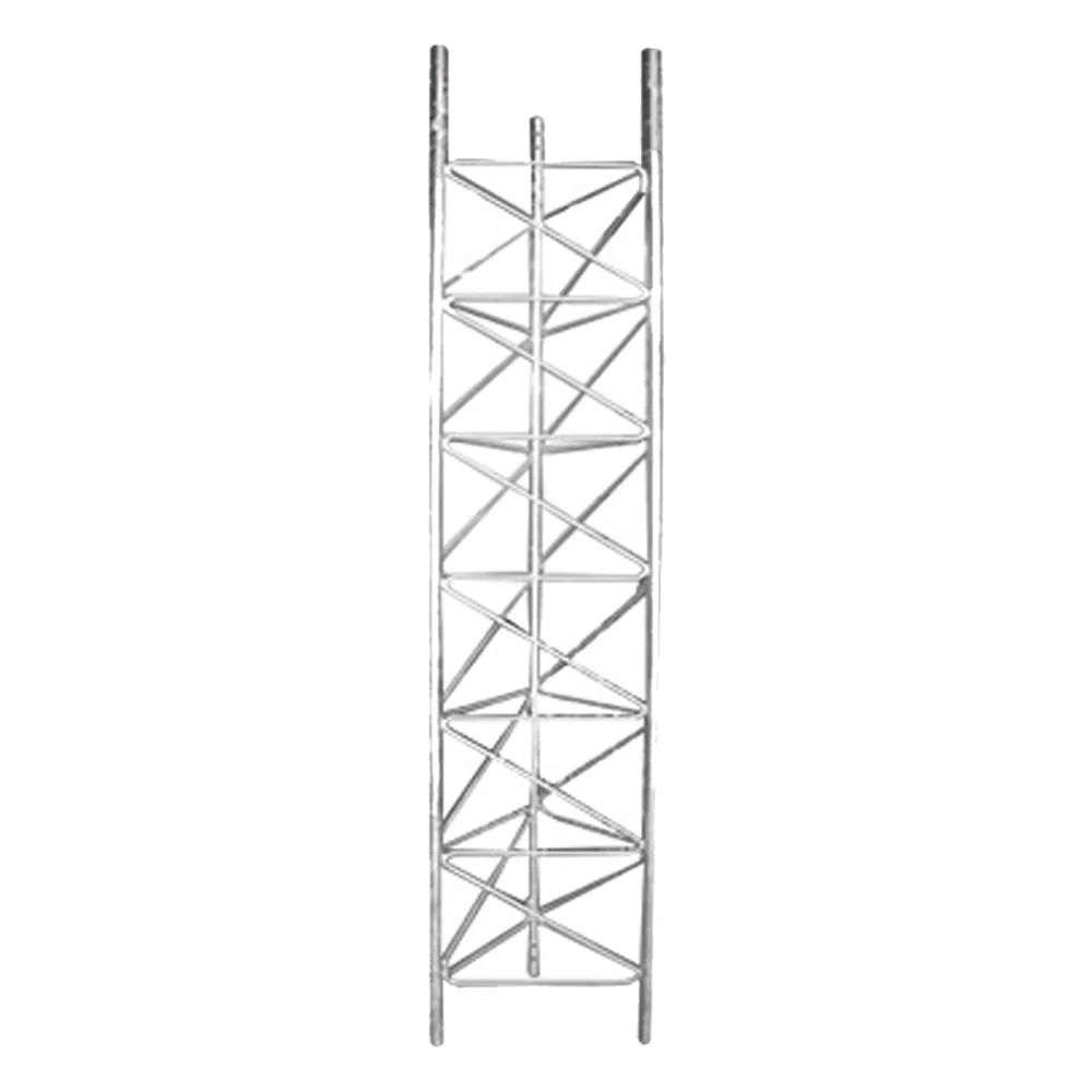 Tramo de Torre de 3 m x 60 cm de Ancho (Tubo 1-1/4" Ced. 30), Galvanizado por Inmersión en Caliente, Hasta 99 m de Elevación.
