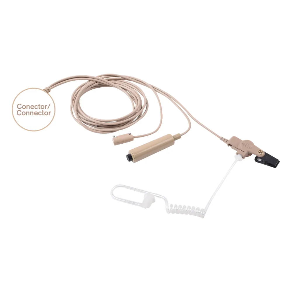 Kit de Micrófono-Audífono profesional de 3 cables para KENWOOD NX-340/320/420, TK-3230/3000/3402/3312/3360/3170