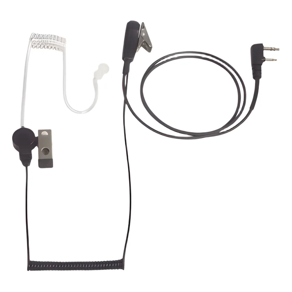 Micrófono/ audífono con tubo acústico para radios KENWOOD.