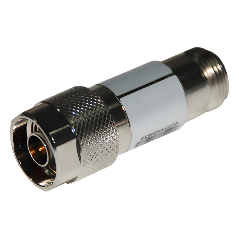 Atenuador en Línea de 10 dB, 1 W, CD-6 GHz, Conectores N Macho-Hembra.