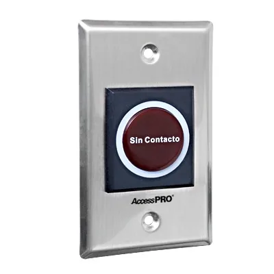 Botón de salida sin contacto / Normalmente abierto y cerrado / Fácil instalación