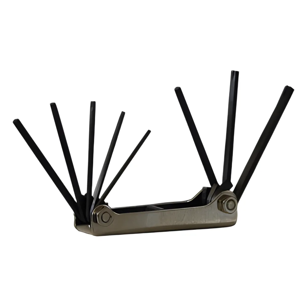 Juego de 8 llaves TORX: T9, T10, T15, T20, T25, T27. T30 y T40.
